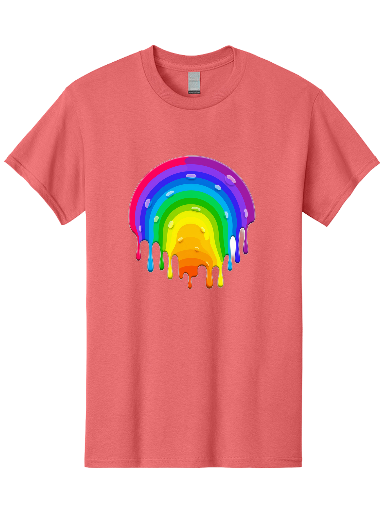 Rainbow-Dripping Men'S Graphic Tee, 100% Cotton, Comfortable Casual Summer Wear, Machine Washable, Vintage Camera, Old Camera, Antique Camera, Black Camera, Classic Photography, Photography Equipment, Nostalgic Device, Film Camera, Camera Art Bai292