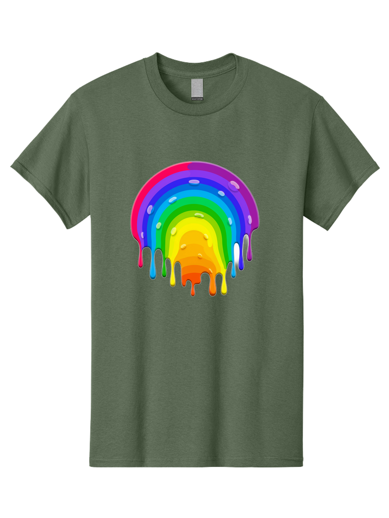 Rainbow-Dripping Men'S Graphic Tee, 100% Cotton, Comfortable Casual Summer Wear, Machine Washable, Vintage Camera, Old Camera, Antique Camera, Black Camera, Classic Photography, Photography Equipment, Nostalgic Device, Film Camera, Camera Art Bai292