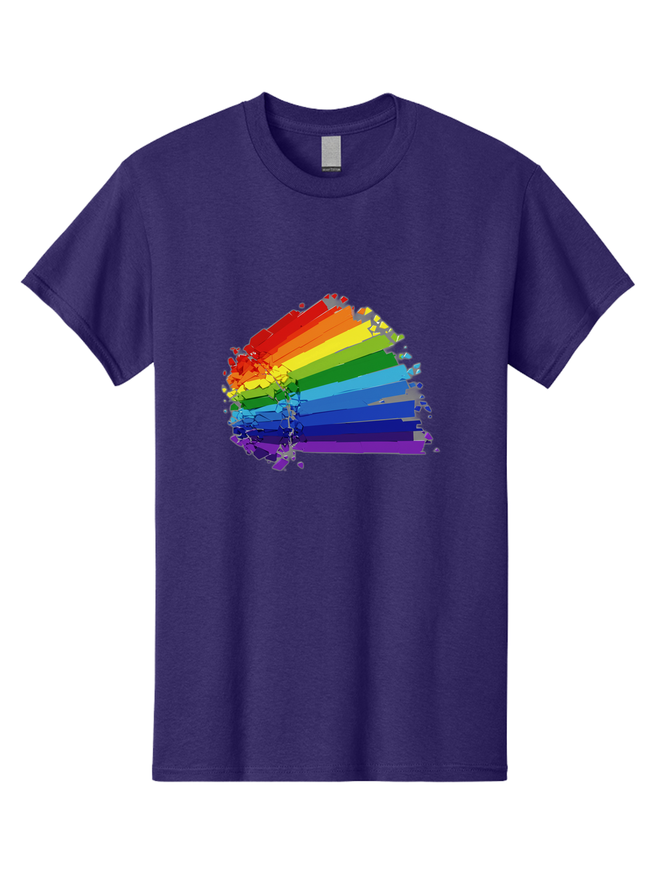Rainbow-Paint-Splash Men'S Graphic Tee, 100% Cotton, Comfortable Casual Summer Wear, Machine Washable, Vintage Camera, Old Camera, Antique Camera, Black Camera, Classic Photography, Photography Equipment, Nostalgic Device, Film Camera, Bai294