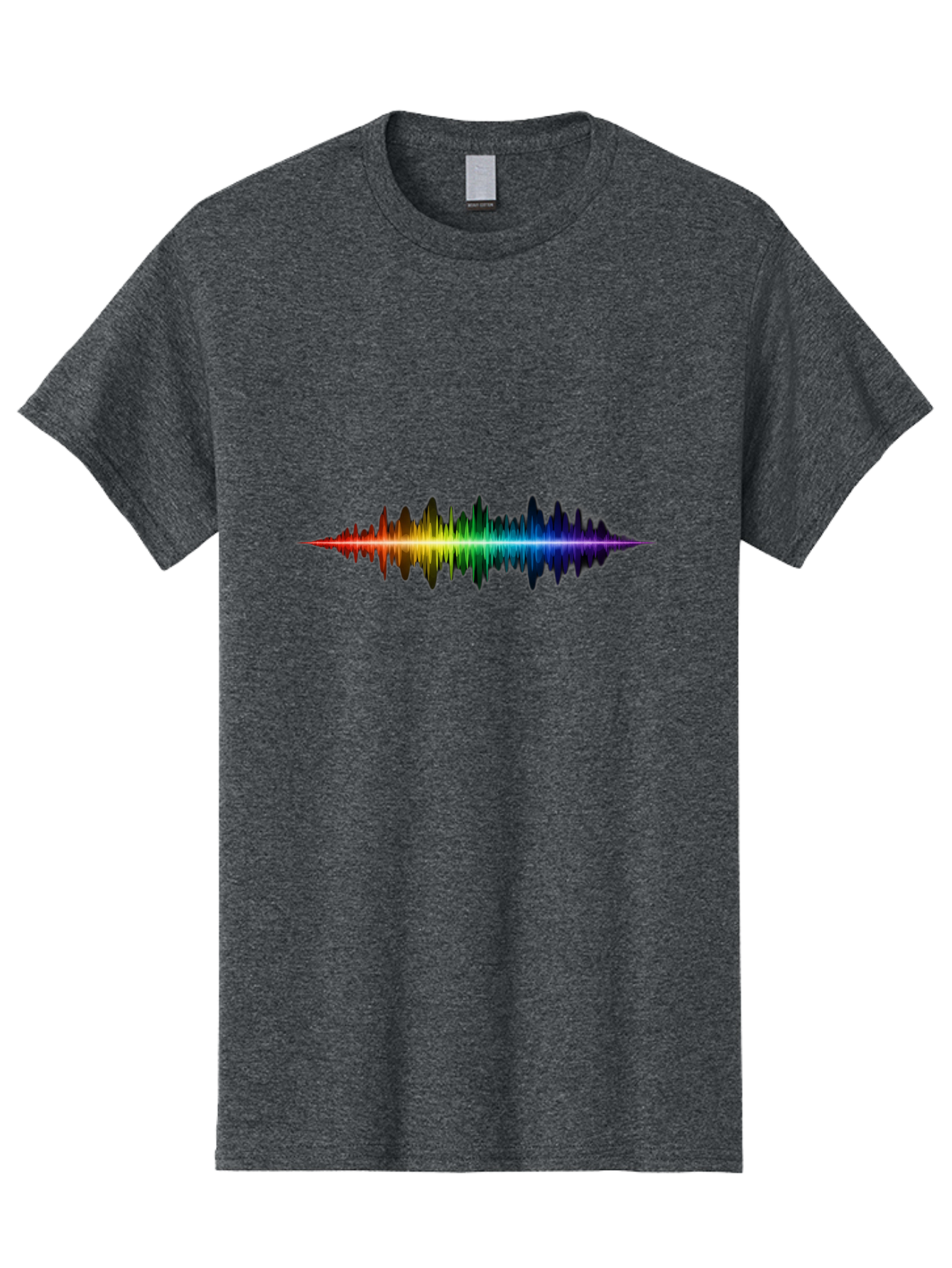 Rainbow-Sound-Wave Men'S Graphic Tee, 100% Cotton, Comfortable Casual Summer Wear, Machine Washable, Vintage Camera, Old Camera, Antique Camera, Black Camera, Classic Photography, Photography Equipment, Nostalgic Device, Film Camera, Bai295