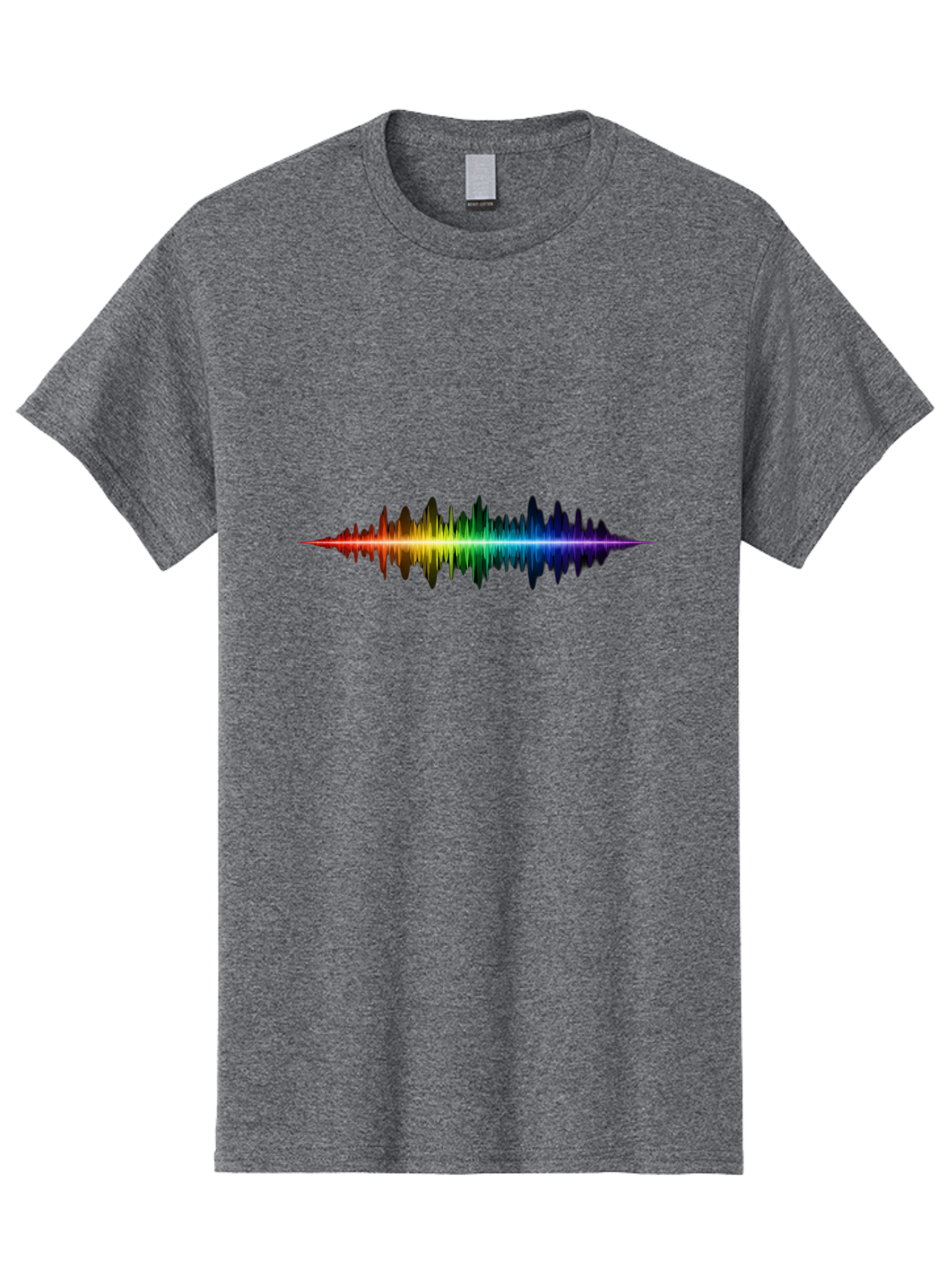 Rainbow-Sound-Wave Men'S Graphic Tee, 100% Cotton, Comfortable Casual Summer Wear, Machine Washable, Vintage Camera, Old Camera, Antique Camera, Black Camera, Classic Photography, Photography Equipment, Nostalgic Device, Film Camera, Bai295