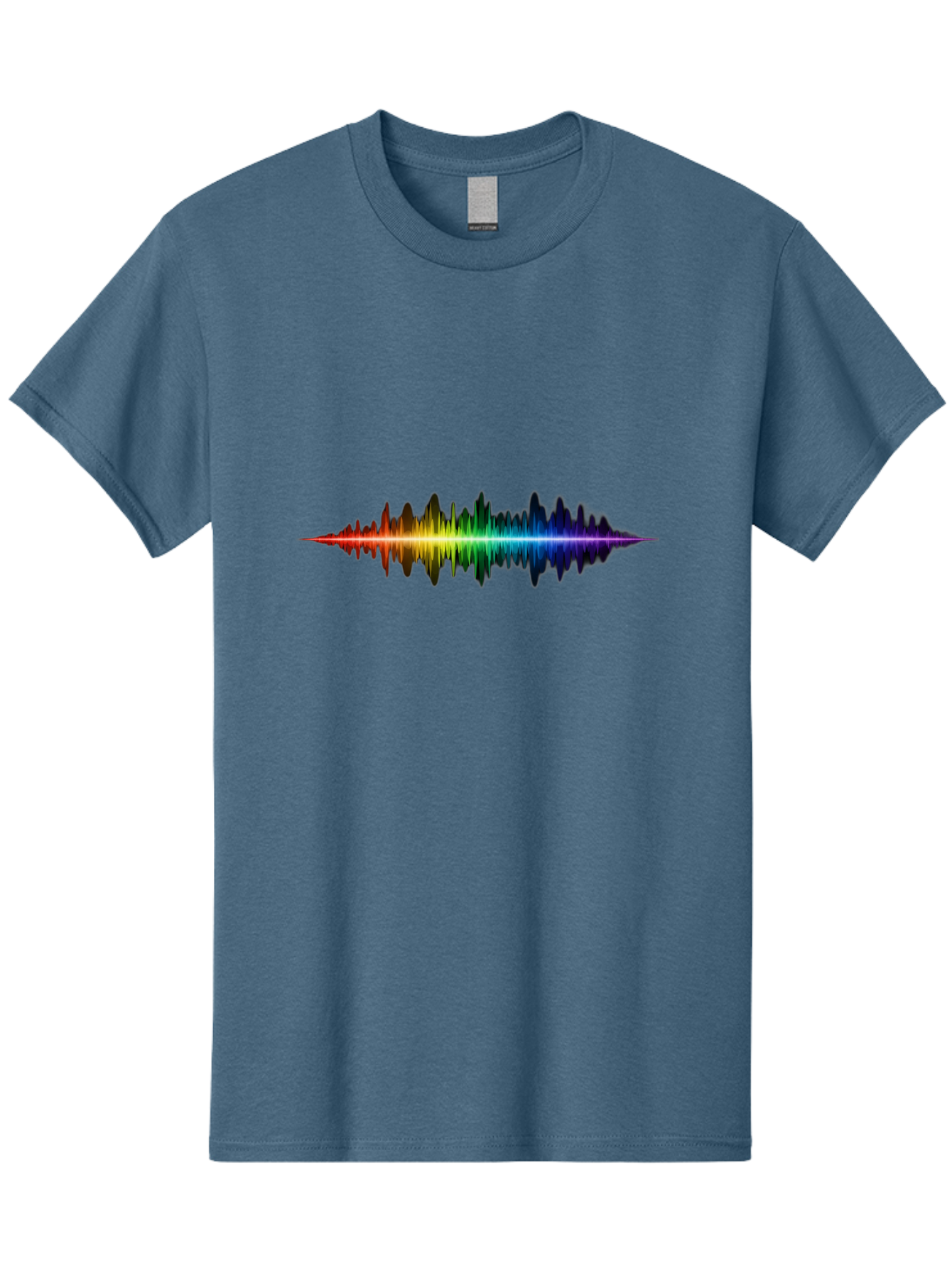 Rainbow-Sound-Wave Men'S Graphic Tee, 100% Cotton, Comfortable Casual Summer Wear, Machine Washable, Vintage Camera, Old Camera, Antique Camera, Black Camera, Classic Photography, Photography Equipment, Nostalgic Device, Film Camera, Bai295