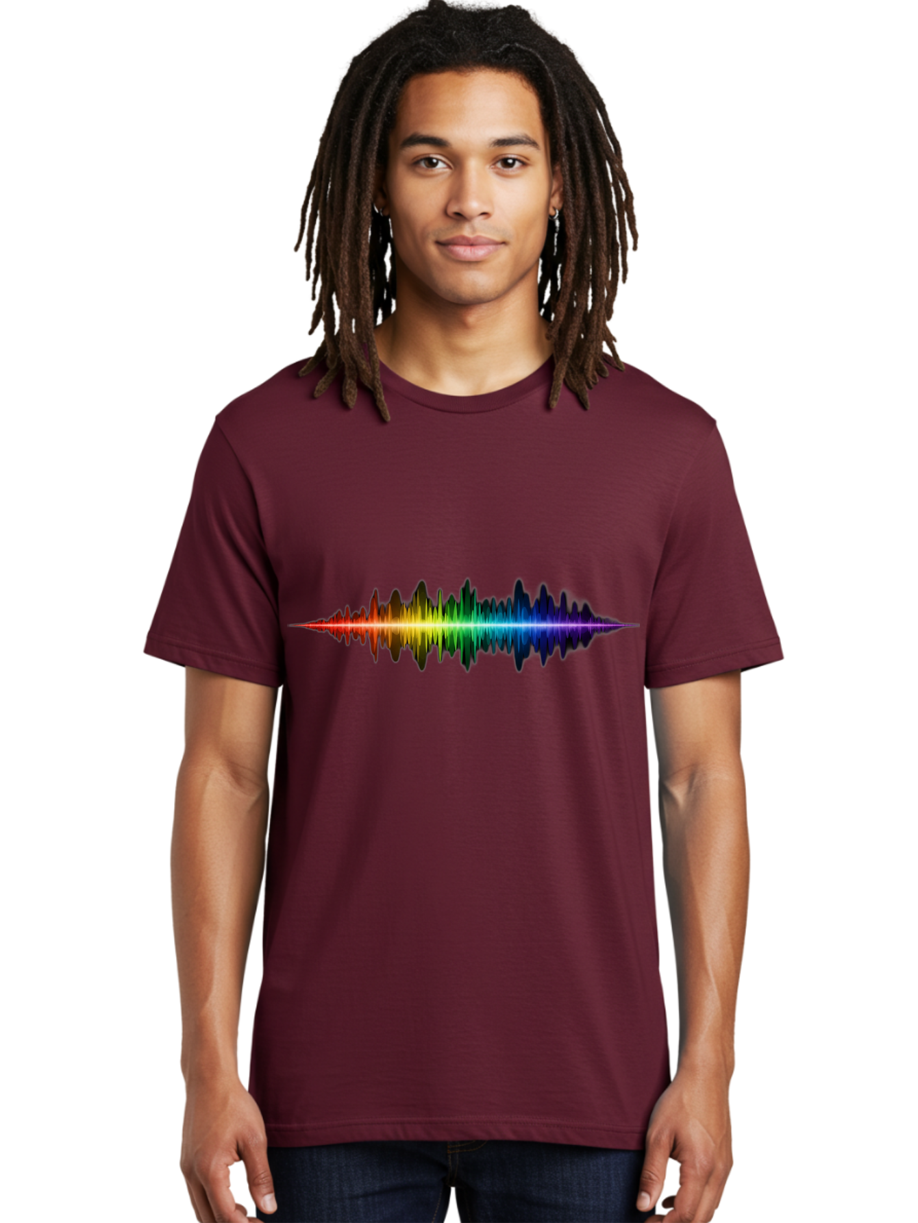 Rainbow-Sound-Wave Men'S Graphic Tee, 100% Cotton, Comfortable Casual Summer Wear, Machine Washable, Vintage Camera, Old Camera, Antique Camera, Black Camera, Classic Photography, Photography Equipment, Nostalgic Device, Film Camera, Bai295