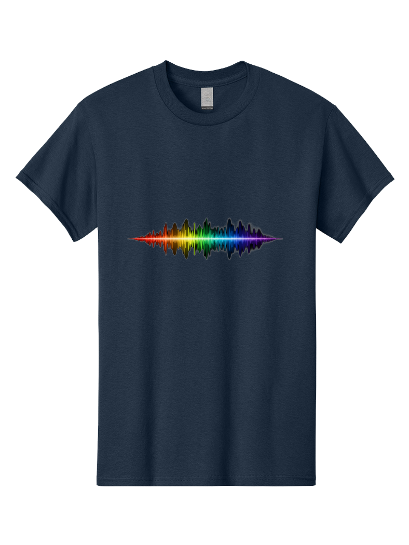 Rainbow-Sound-Wave Men'S Graphic Tee, 100% Cotton, Comfortable Casual Summer Wear, Machine Washable, Vintage Camera, Old Camera, Antique Camera, Black Camera, Classic Photography, Photography Equipment, Nostalgic Device, Film Camera, Bai295