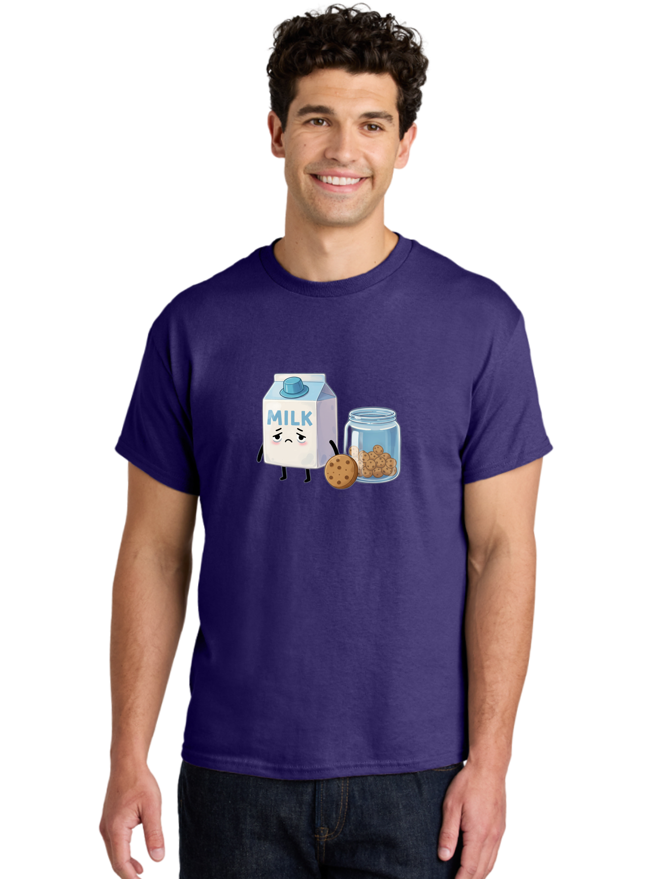 Sad-Milk-3 Men'S Graphic Tee, 100% Cotton, Comfortable Casual Summer Wear, Machine Washable, Vintage Camera, Old Camera, Antique Camera, Black Camera, Classic Photography, Photography Equipment, Nostalgic Device, Film Camera, Camera Art Bai320