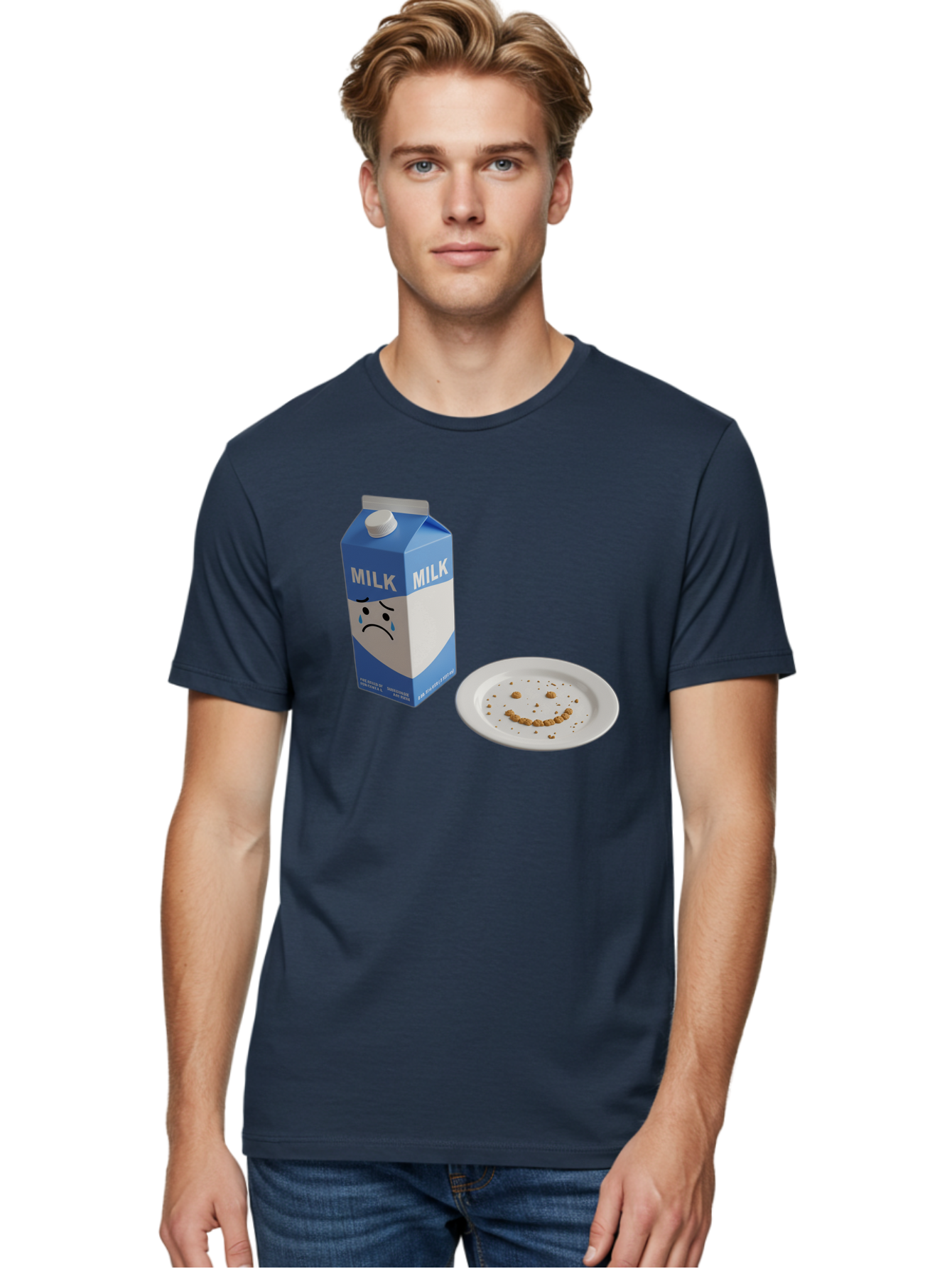 Sad-Milk-4 Men'S Graphic Tee, 100% Cotton, Comfortable Casual Summer Wear, Machine Washable, Vintage Camera, Old Camera, Antique Camera, Black Camera, Classic Photography, Photography Equipment, Nostalgic Device, Film Camera, Camera Art Bai321