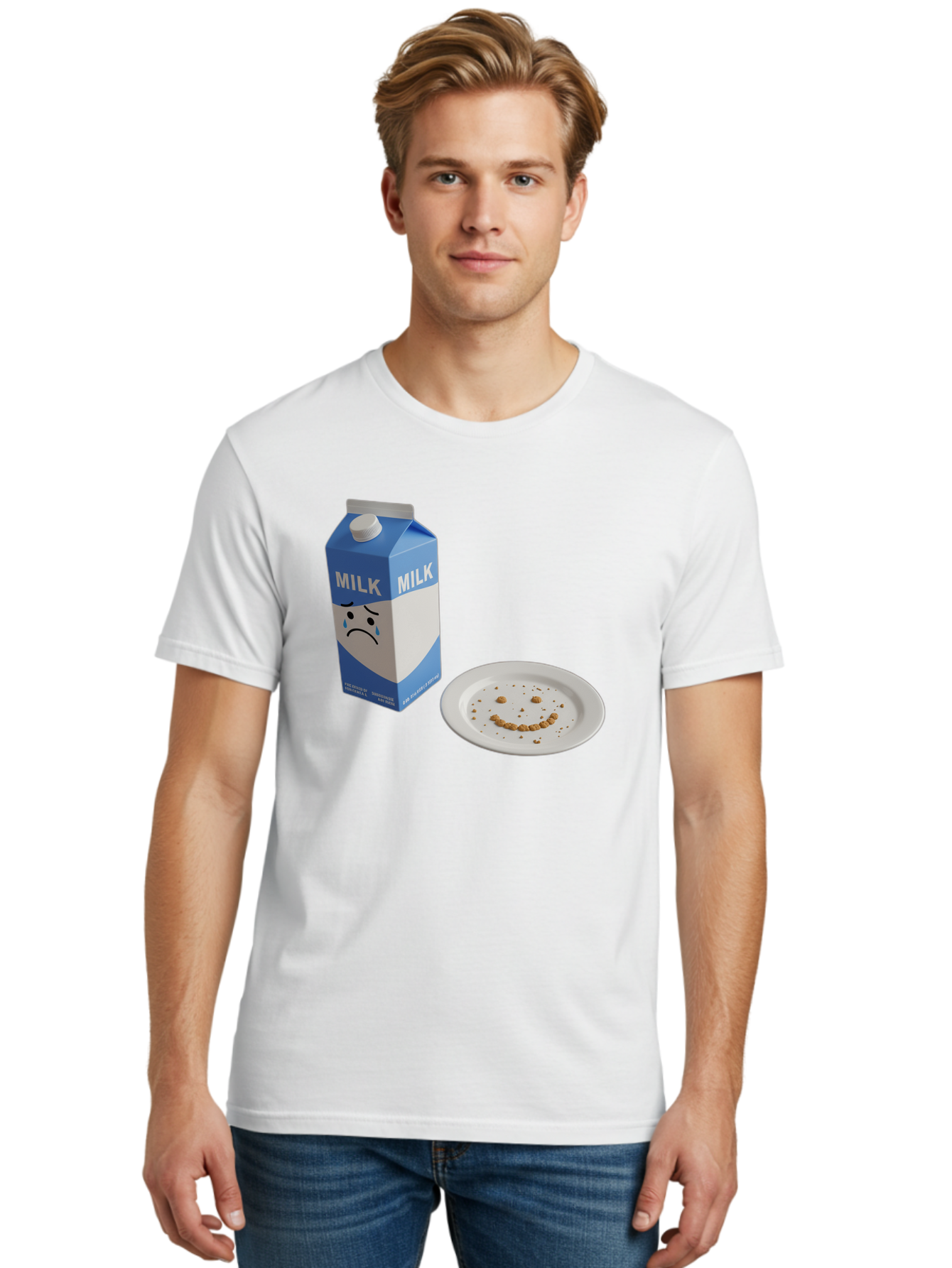 Sad-Milk-4 Men'S Graphic Tee, 100% Cotton, Comfortable Casual Summer Wear, Machine Washable, Vintage Camera, Old Camera, Antique Camera, Black Camera, Classic Photography, Photography Equipment, Nostalgic Device, Film Camera, Camera Art Bai321