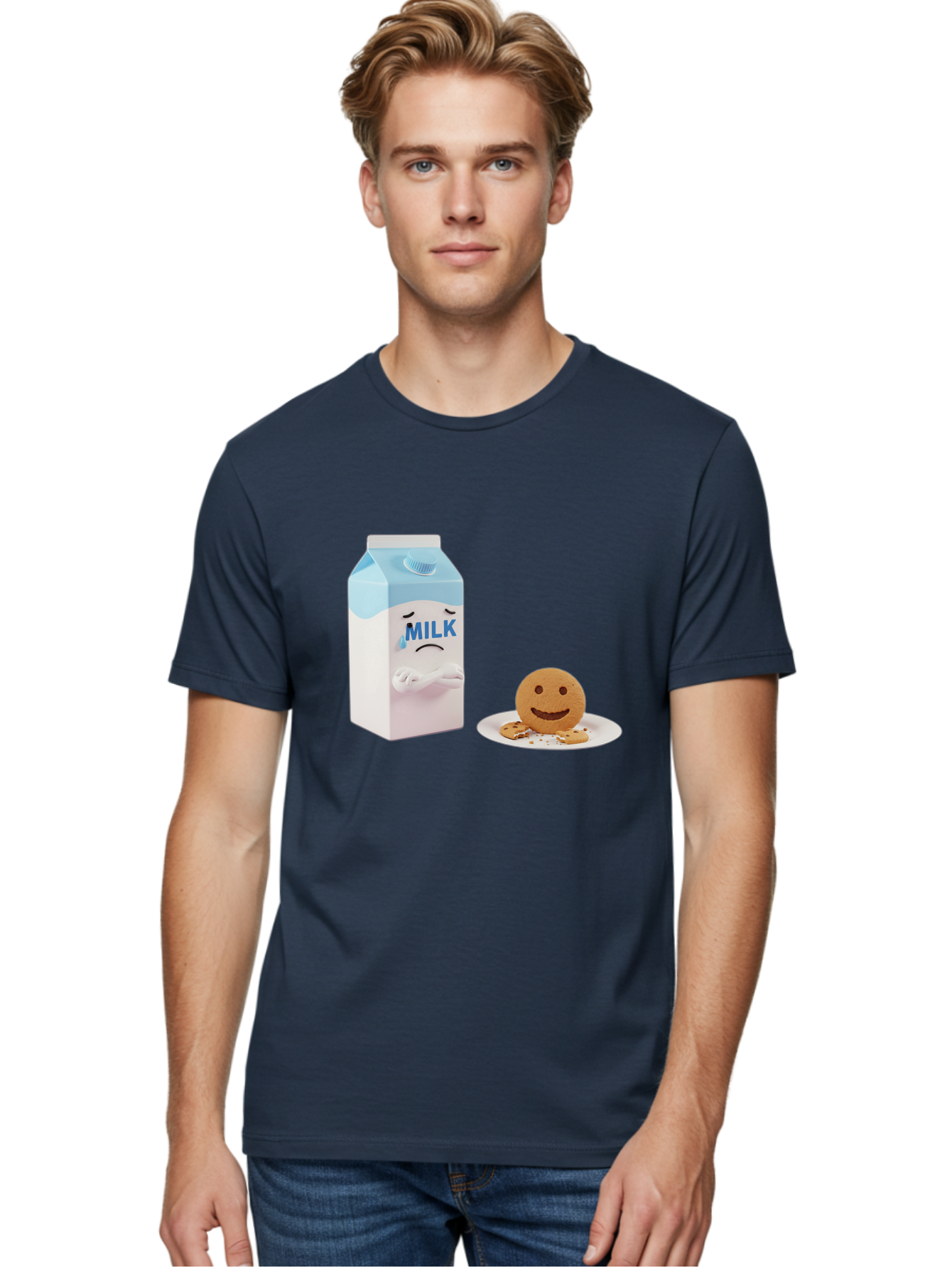 Sad-Milk-6 Men'S Graphic Tee, 100% Cotton, Comfortable Casual Summer Wear, Machine Washable, Vintage Camera, Old Camera, Antique Camera, Black Camera, Classic Photography, Photography Equipment, Nostalgic Device, Film Camera, Camera Art Bai323