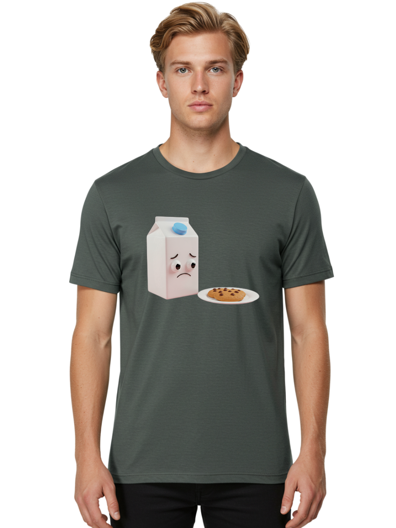 Sad-Milk-Carton-1 Men'S Graphic Tee, 100% Cotton, Comfortable Casual Summer Wear, Machine Washable, Vintage Camera, Old Camera, Antique Camera, Black Camera, Classic Photography, Photography Equipment, Nostalgic Device, Film Camera, Camera Art Bai329