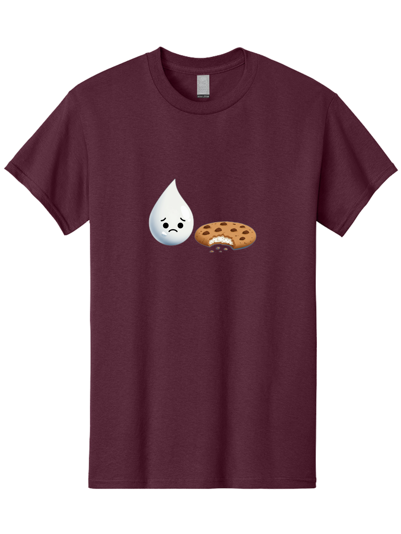 Sad-Water-Droplet-And-Cookie Men'S Graphic Tee, 100% Cotton, Comfortable Casual Summer Wear, Machine Washable, Vintage Camera, Old Camera, Antique Camera, Black Camera, Classic Photography, Photography Equipment, Nostalgic Device, Film Camera, Bai344