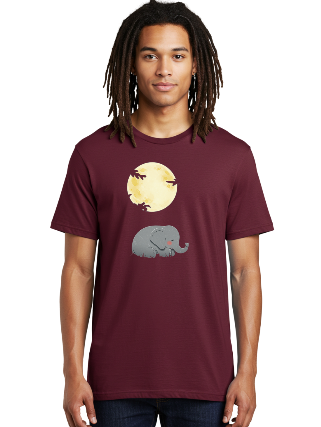 Sleeping-Elephant-1 Men'S Graphic Tee, 100% Cotton, Comfortable Casual Summer Wear, Machine Washable, Vintage Camera, Old Camera, Antique Camera, Black Camera, Classic Photography, Photography Equipment, Nostalgic Device, Film Camera, Bai360