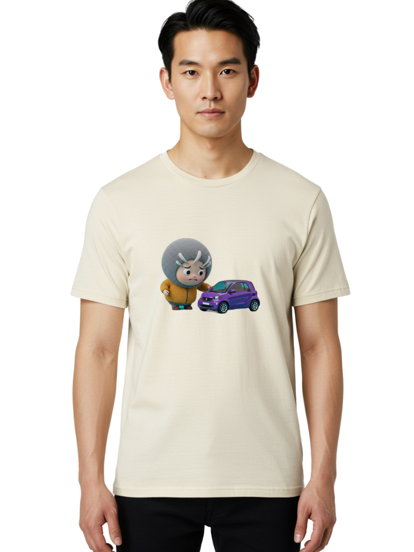 Smart-Car-Cartoon-Character Men'S Graphic Tee, 100% Cotton, Comfortable Casual Summer Wear, Machine Washable, Vintage Camera, Old Camera, Antique Camera, Black Camera, Classic Photography, Photography Equipment, Nostalgic Device, Film Camera, Bai365