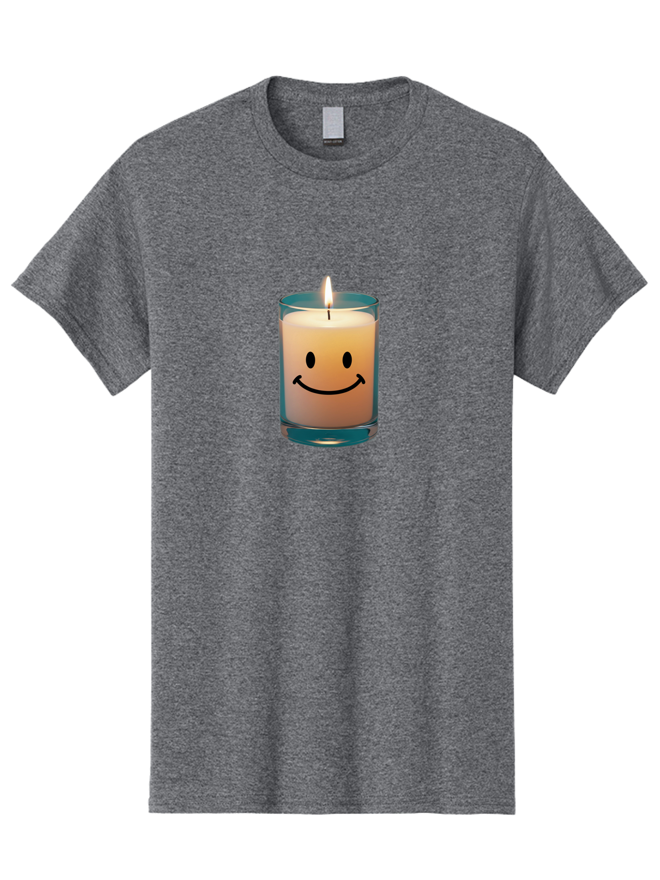 Smiley-Candle-1 Men'S Graphic Tee, 100% Cotton, Comfortable Casual Summer Wear, Machine Washable, Vintage Camera, Old Camera, Antique Camera, Black Camera, Classic Photography, Photography Equipment, Nostalgic Device, Film Camera, Camera Art Bai367