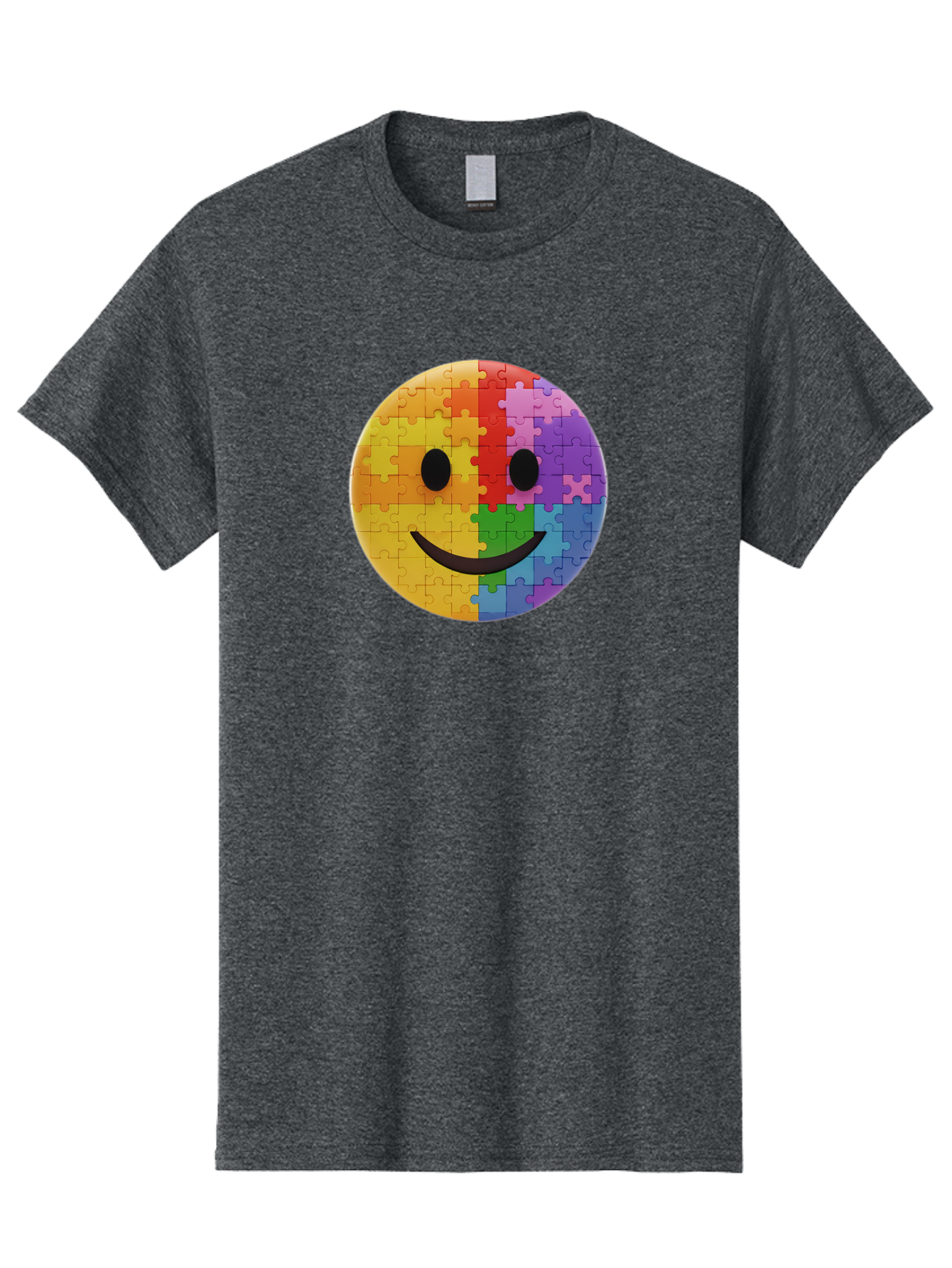 Smiley-Face-Jigsaw Men'S Graphic Tee, 100% Cotton, Comfortable Casual Summer Wear, Machine Washable, Vintage Camera, Old Camera, Antique Camera, Black Camera, Classic Photography, Photography Equipment, Nostalgic Device, Film Camera, Bai373