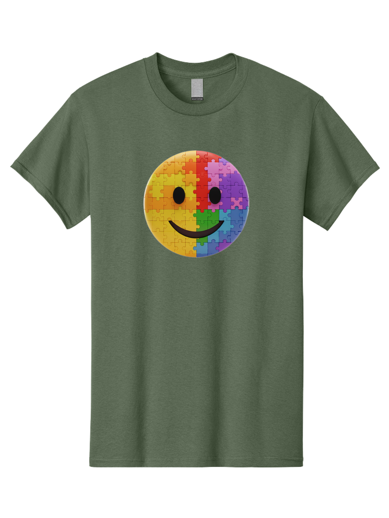 Smiley-Face-Jigsaw Men'S Graphic Tee, 100% Cotton, Comfortable Casual Summer Wear, Machine Washable, Vintage Camera, Old Camera, Antique Camera, Black Camera, Classic Photography, Photography Equipment, Nostalgic Device, Film Camera, Bai373