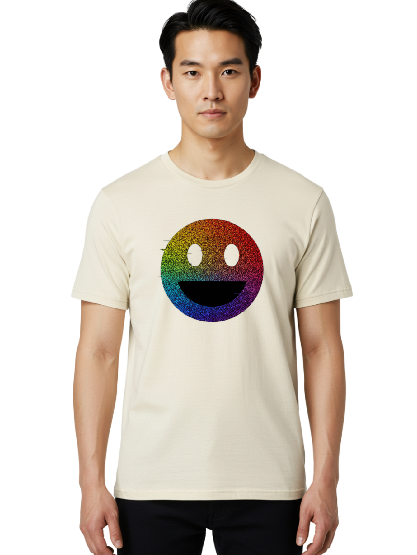 Smiley-Face Men'S Graphic Tee, 100% Cotton, Comfortable Casual Summer Wear, Machine Washable, Vintage Camera, Old Camera, Antique Camera, Black Camera, Classic Photography, Photography Equipment, Nostalgic Device, Film Camera, Camera Art Bai375