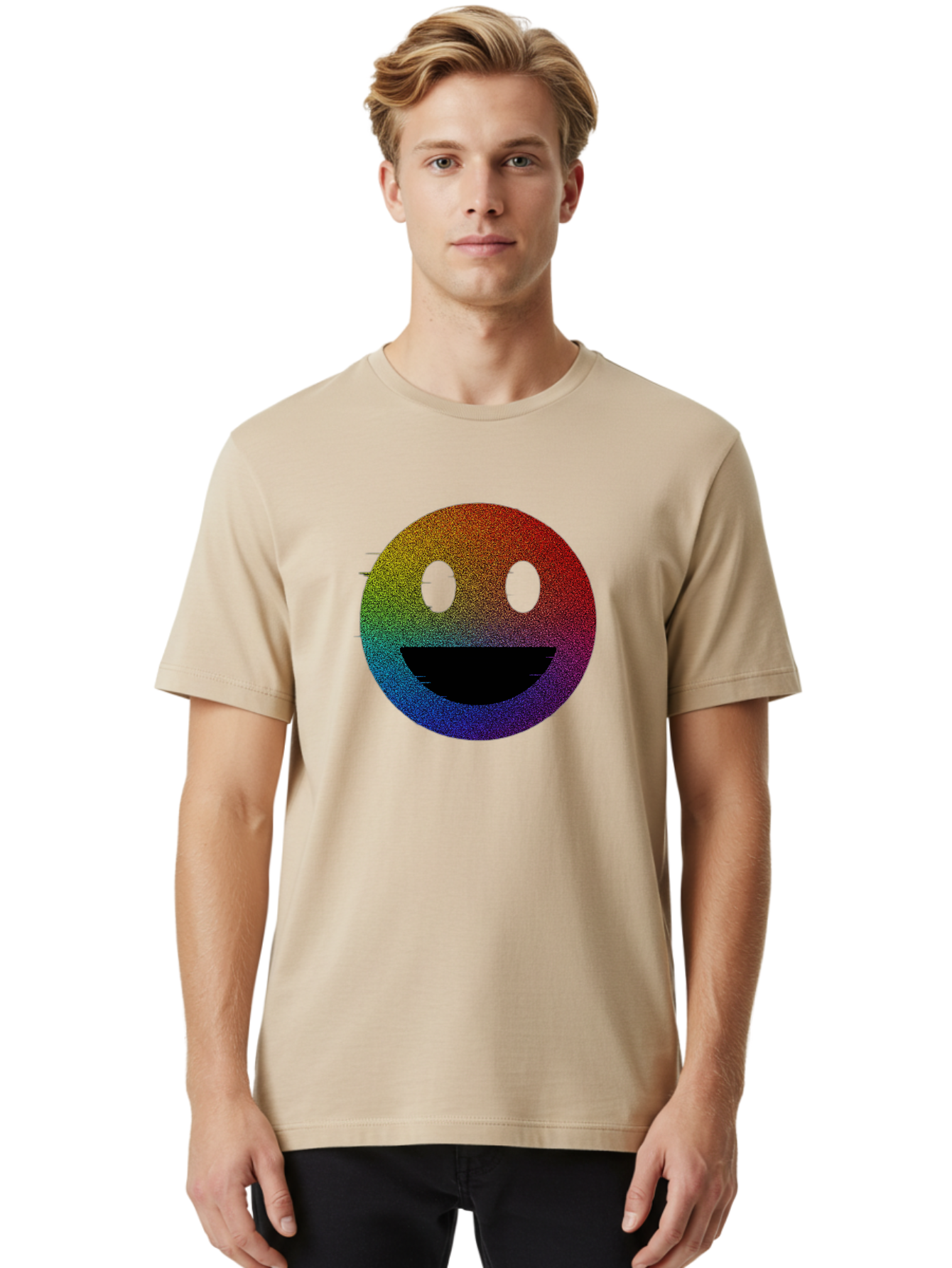 Smiley-Face Men'S Graphic Tee, 100% Cotton, Comfortable Casual Summer Wear, Machine Washable, Vintage Camera, Old Camera, Antique Camera, Black Camera, Classic Photography, Photography Equipment, Nostalgic Device, Film Camera, Camera Art Bai375