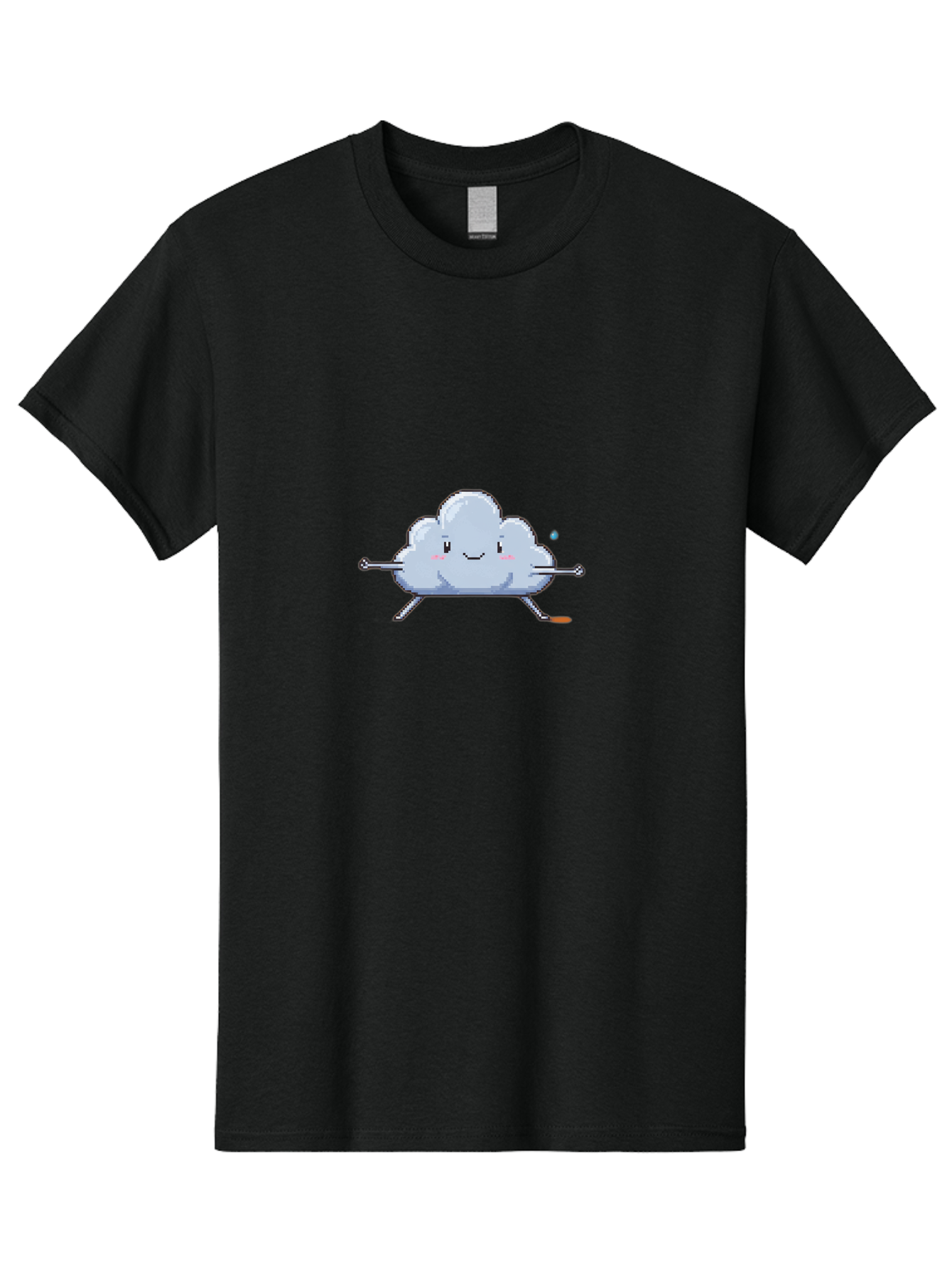 Smiling-Cloud-Character Men'S Graphic Tee, 100% Cotton, Comfortable Casual Summer Wear, Machine Washable, Vintage Camera, Old Camera, Antique Camera, Black Camera, Classic Photography, Photography Equipment, Nostalgic Device, Film Camera, Bai385