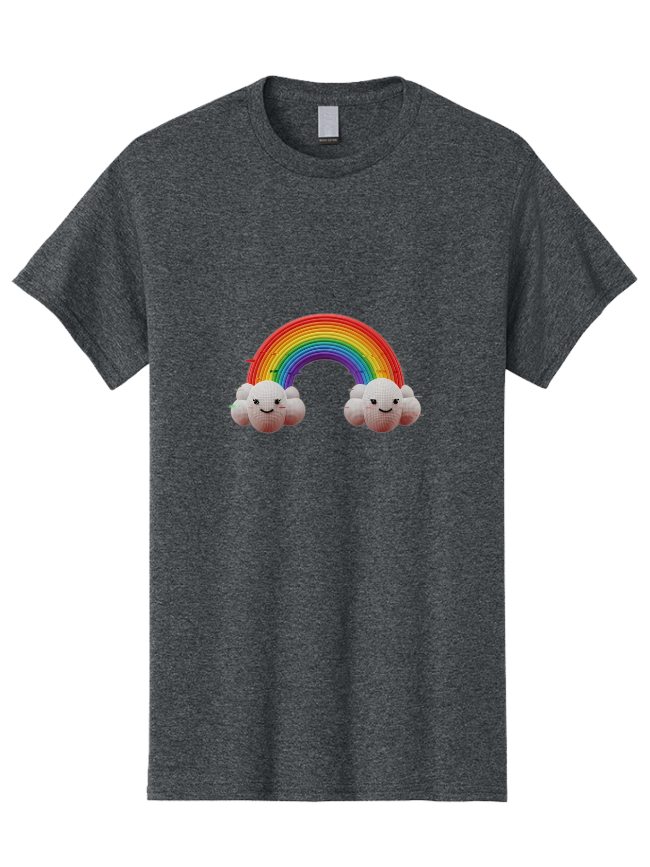 Smiling-Clouds-Rainbow Men'S Graphic Tee, 100% Cotton, Comfortable Casual Summer Wear, Machine Washable, Vintage Camera, Old Camera, Antique Camera, Black Camera, Classic Photography, Photography Equipment, Nostalgic Device, Film Camera, Bai387