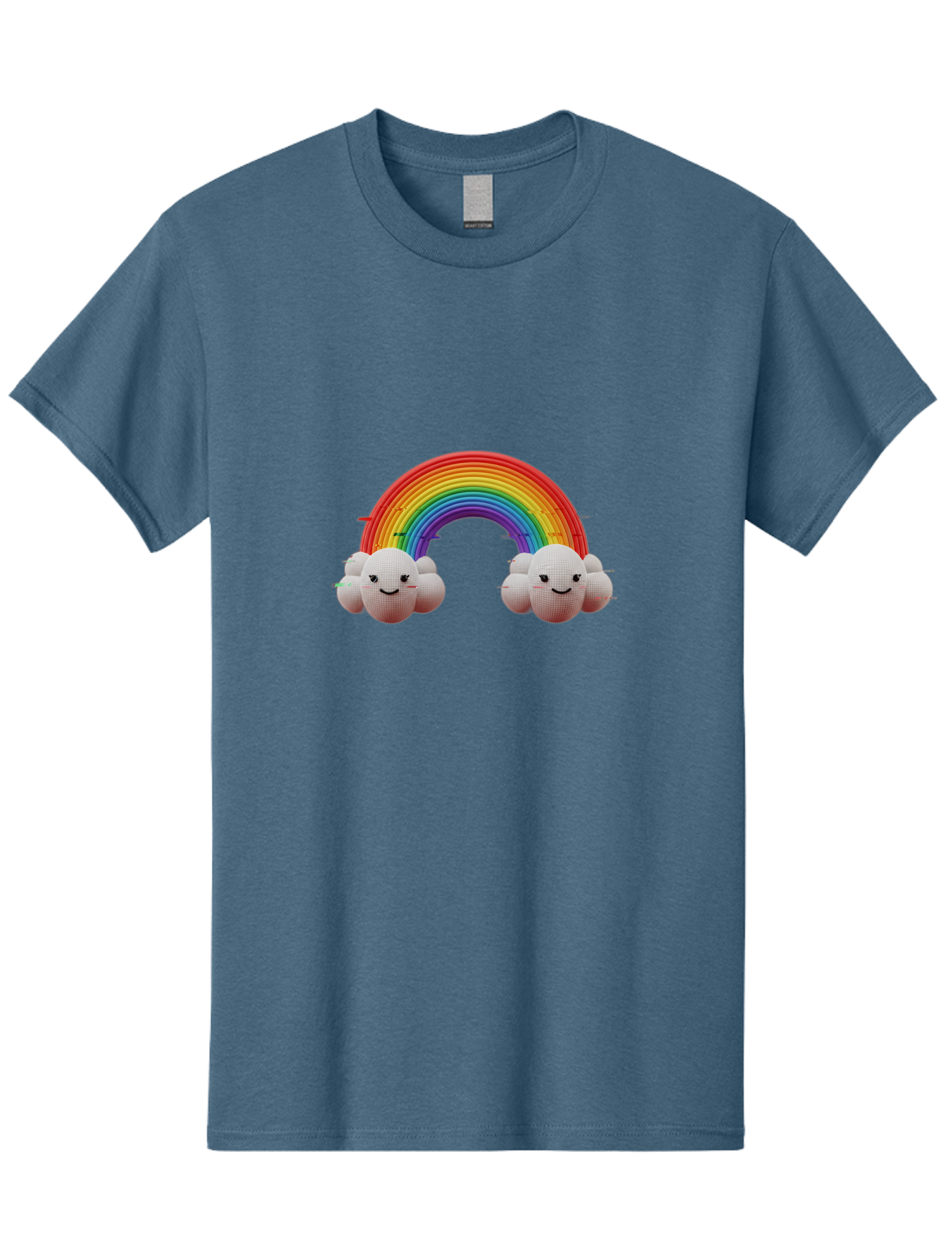 Smiling-Clouds-Rainbow Men'S Graphic Tee, 100% Cotton, Comfortable Casual Summer Wear, Machine Washable, Vintage Camera, Old Camera, Antique Camera, Black Camera, Classic Photography, Photography Equipment, Nostalgic Device, Film Camera, Bai387
