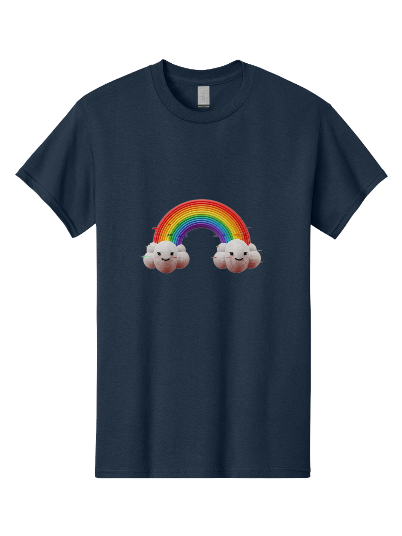 Smiling-Clouds-Rainbow Men'S Graphic Tee, 100% Cotton, Comfortable Casual Summer Wear, Machine Washable, Vintage Camera, Old Camera, Antique Camera, Black Camera, Classic Photography, Photography Equipment, Nostalgic Device, Film Camera, Bai387
