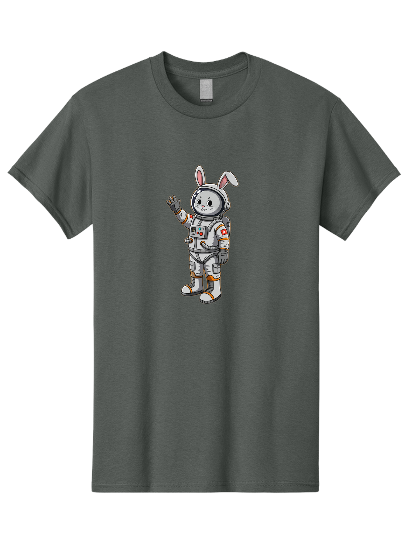 Space-Bunny-1 Men'S Graphic Tee, 100% Cotton, Comfortable Casual Summer Wear, Machine Washable, Vintage Camera, Old Camera, Antique Camera, Black Camera, Classic Photography, Photography Equipment, Nostalgic Device, Film Camera, Camera Art Bai392
