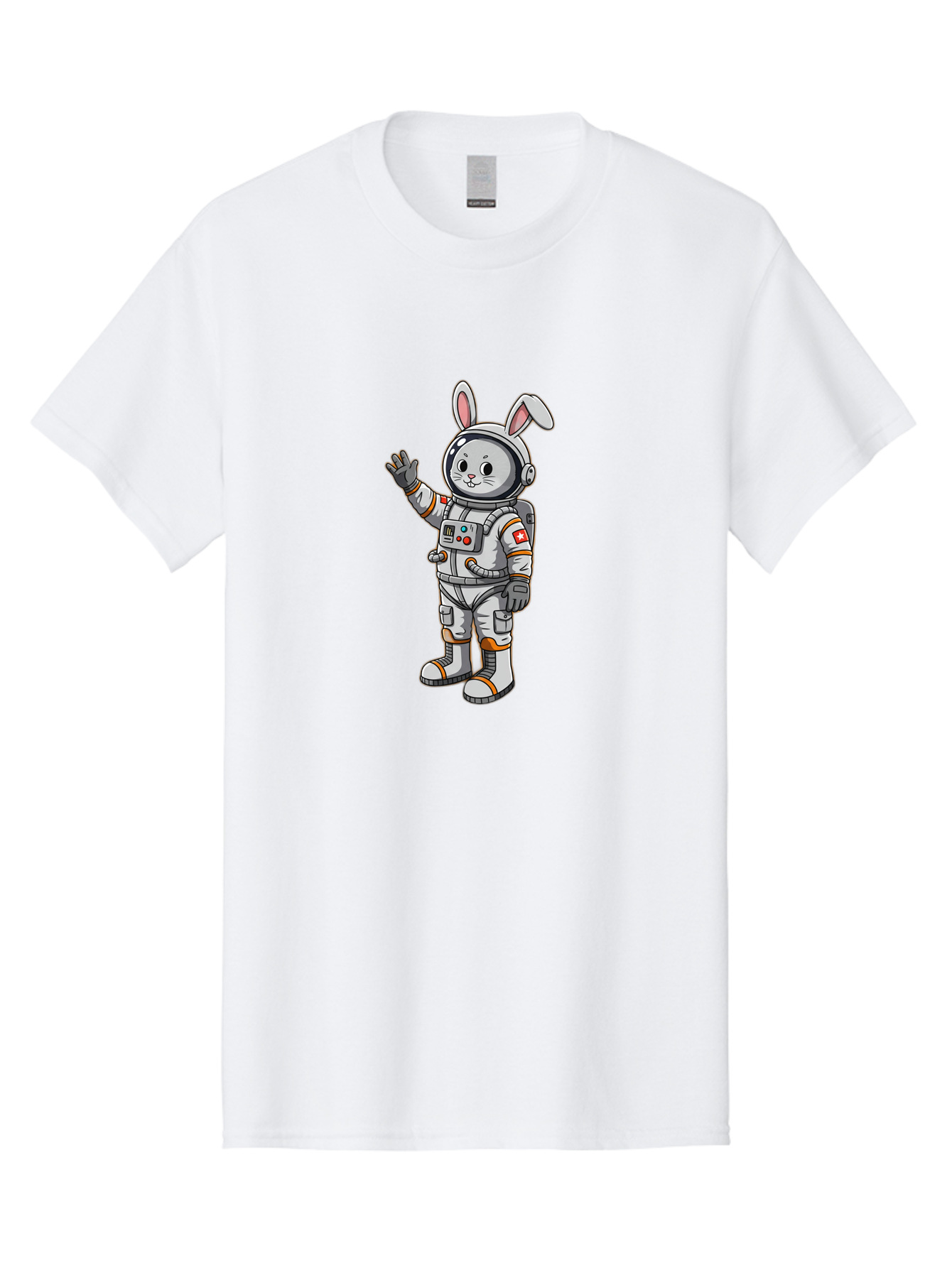 Space-Bunny-1 Men'S Graphic Tee, 100% Cotton, Comfortable Casual Summer Wear, Machine Washable, Vintage Camera, Old Camera, Antique Camera, Black Camera, Classic Photography, Photography Equipment, Nostalgic Device, Film Camera, Camera Art Bai392