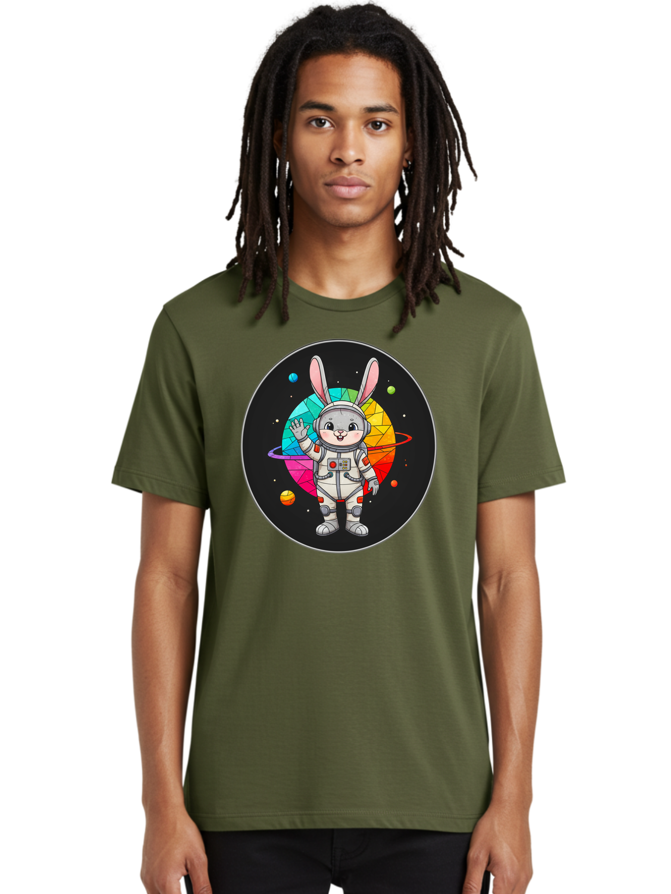 Space-Bunny-13 Men'S Graphic Tee, 100% Cotton, Comfortable Casual Summer Wear, Machine Washable, Vintage Camera, Old Camera, Antique Camera, Black Camera, Classic Photography, Photography Equipment, Nostalgic Device, Film Camera, Camera Art Bai396