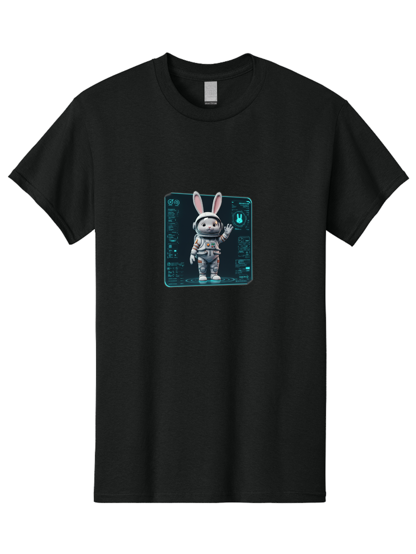 Space-Bunny-14 Men'S Graphic Tee, 100% Cotton, Comfortable Casual Summer Wear, Machine Washable, Vintage Camera, Old Camera, Antique Camera, Black Camera, Classic Photography, Photography Equipment, Nostalgic Device, Film Camera, Camera Art Bai397