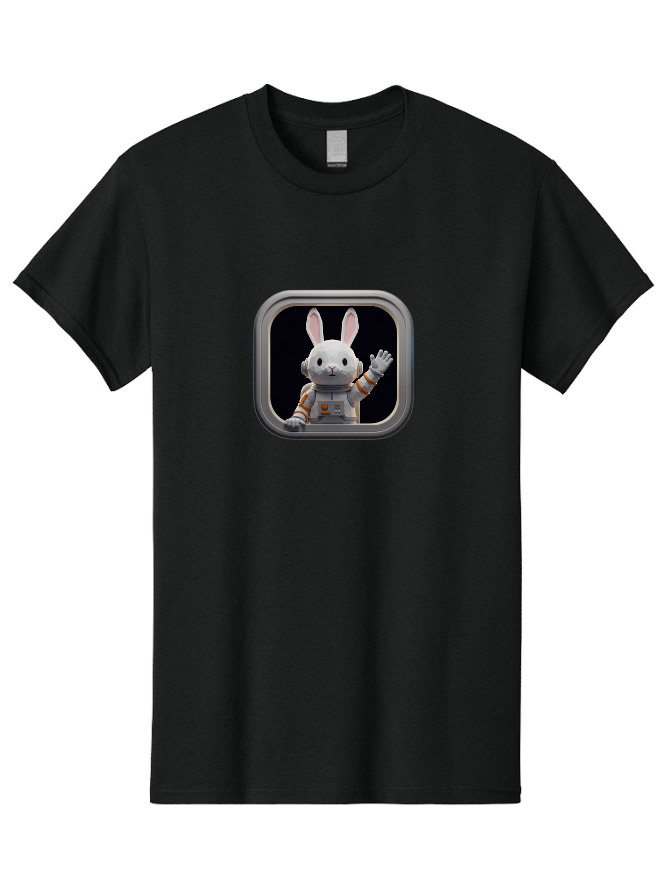 Space-Bunny-4 Men'S Graphic Tee, 100% Cotton, Comfortable Casual Summer Wear, Machine Washable, Vintage Camera, Old Camera, Antique Camera, Black Camera, Classic Photography, Photography Equipment, Nostalgic Device, Film Camera, Camera Art Bai401