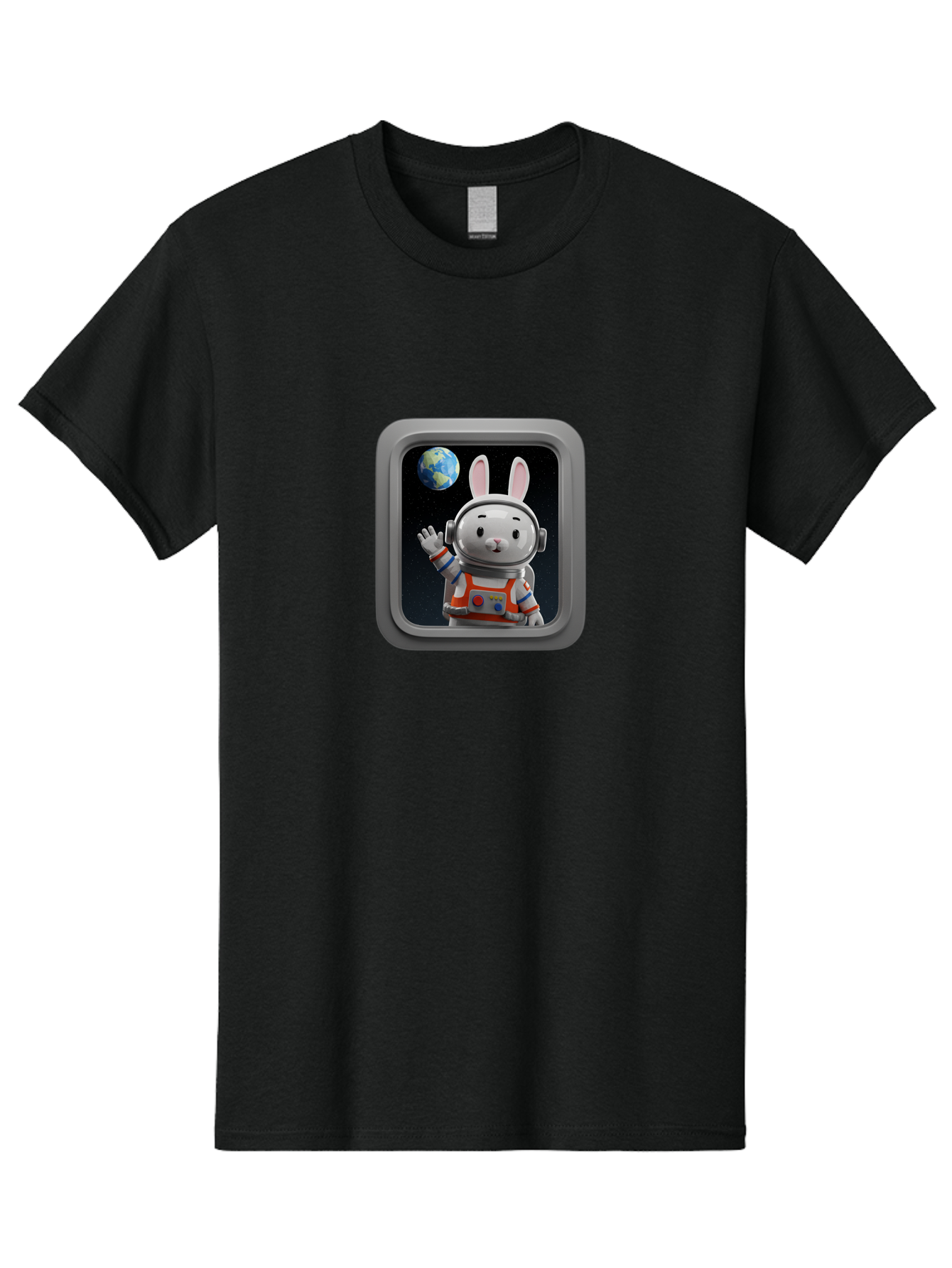 Space-Bunny-5 Men'S Graphic Tee, 100% Cotton, Comfortable Casual Summer Wear, Machine Washable, Vintage Camera, Old Camera, Antique Camera, Black Camera, Classic Photography, Photography Equipment, Nostalgic Device, Film Camera, Camera Art Bai402