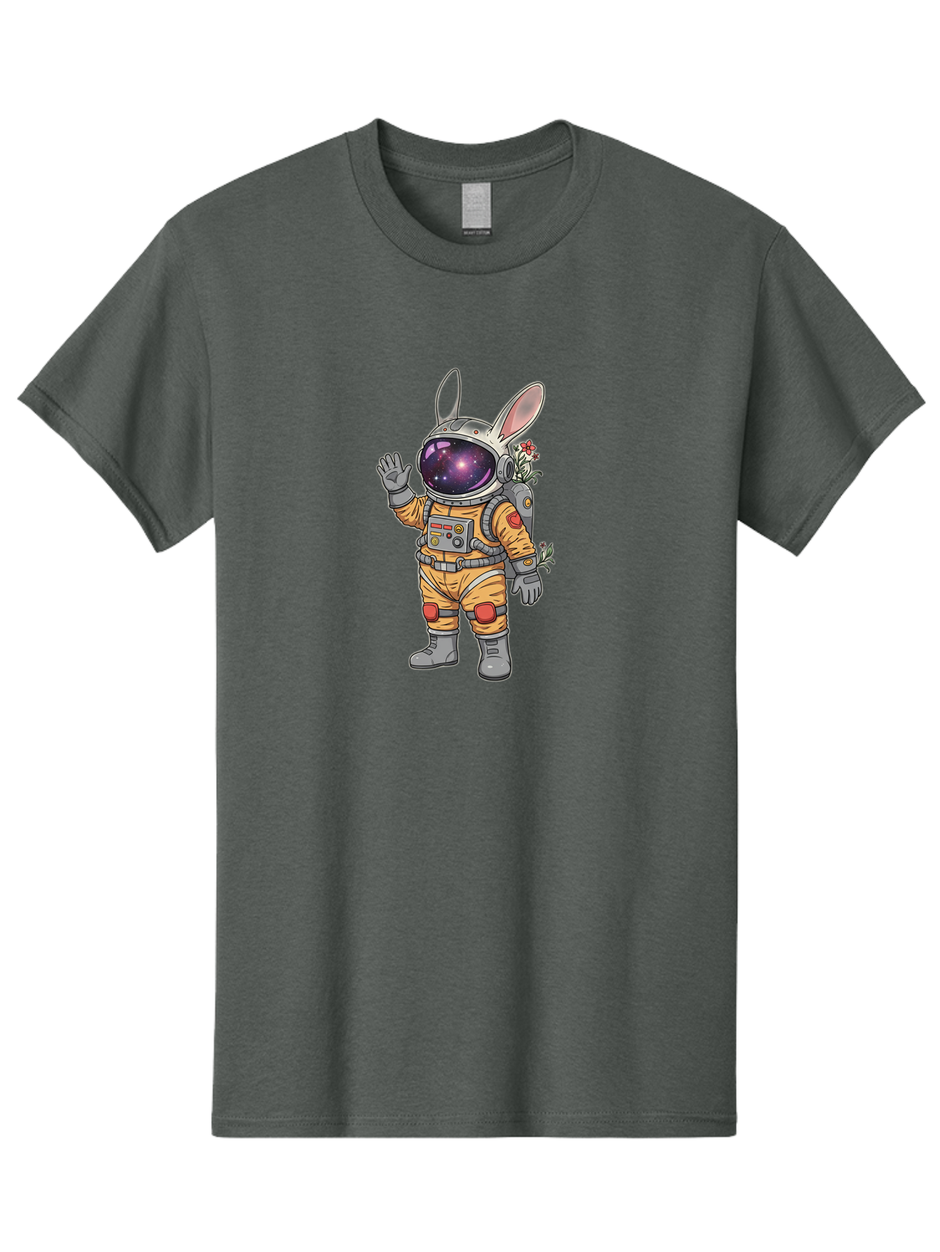 Space-Bunny-Astronaut-1 Men'S Graphic Tee, 100% Cotton, Comfortable Casual Summer Wear, Machine Washable, Vintage Camera, Old Camera, Antique Camera, Black Camera, Classic Photography, Photography Equipment, Nostalgic Device, Film Camera, Bai407