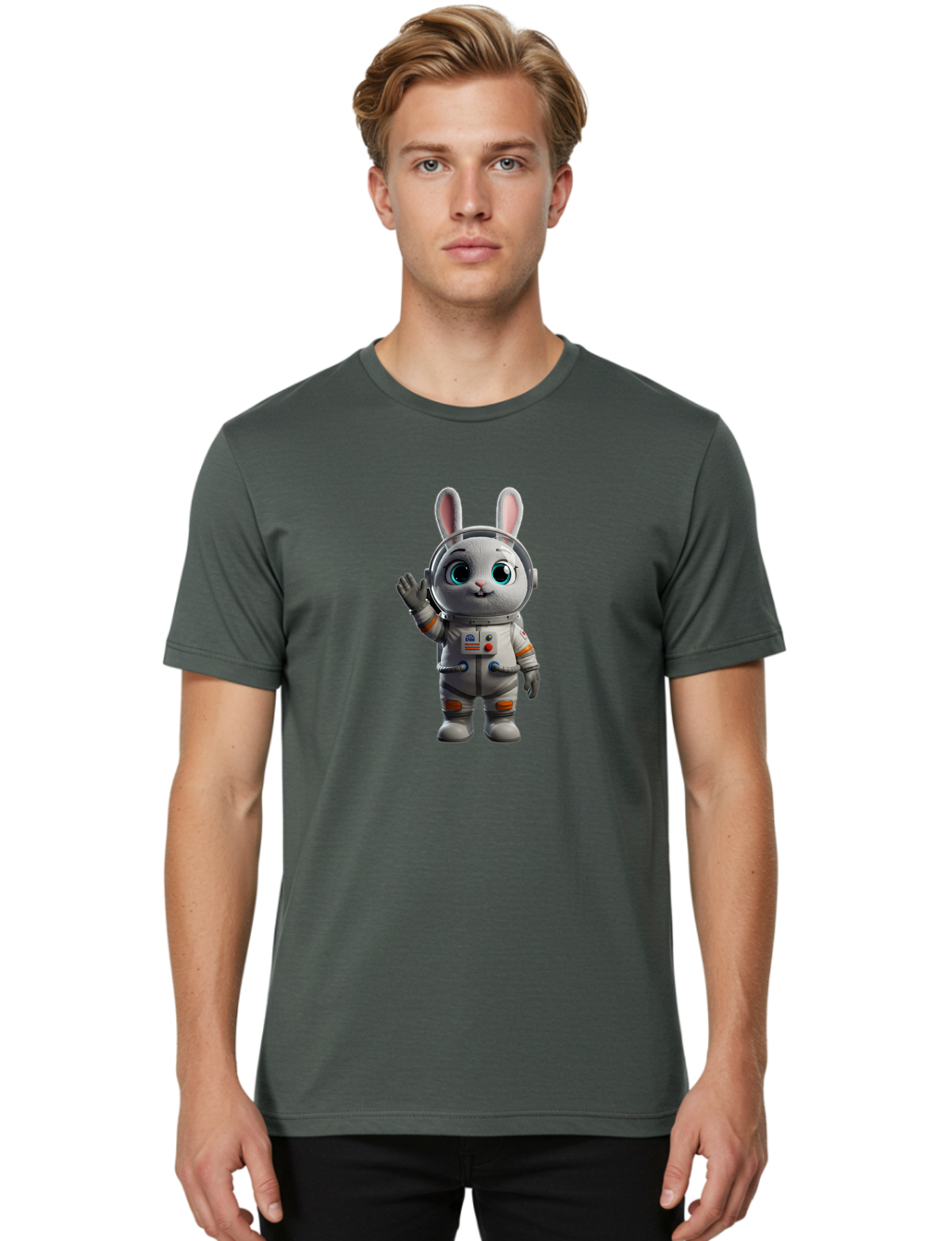 Space-Bunny Men'S Graphic Tee, 100% Cotton, Comfortable Casual Summer Wear, Machine Washable, Vintage Camera, Old Camera, Antique Camera, Black Camera, Classic Photography, Photography Equipment, Nostalgic Device, Film Camera, Camera Art Bai411