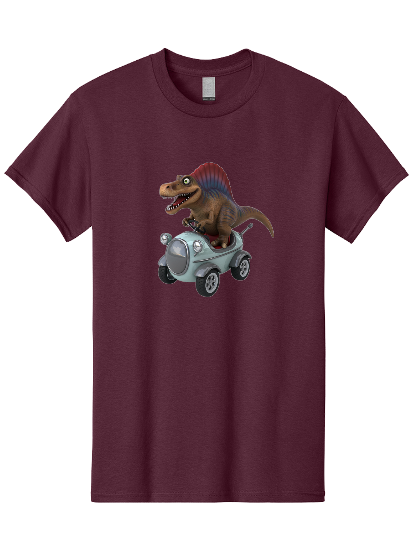 Spinosaurus-Driving-A-Car Men'S Graphic Tee, 100% Cotton, Comfortable Casual Summer Wear, Machine Washable, Vintage Camera, Old Camera, Antique Camera, Black Camera, Classic Photography, Photography Equipment, Nostalgic Device, Film Camera, Bai413