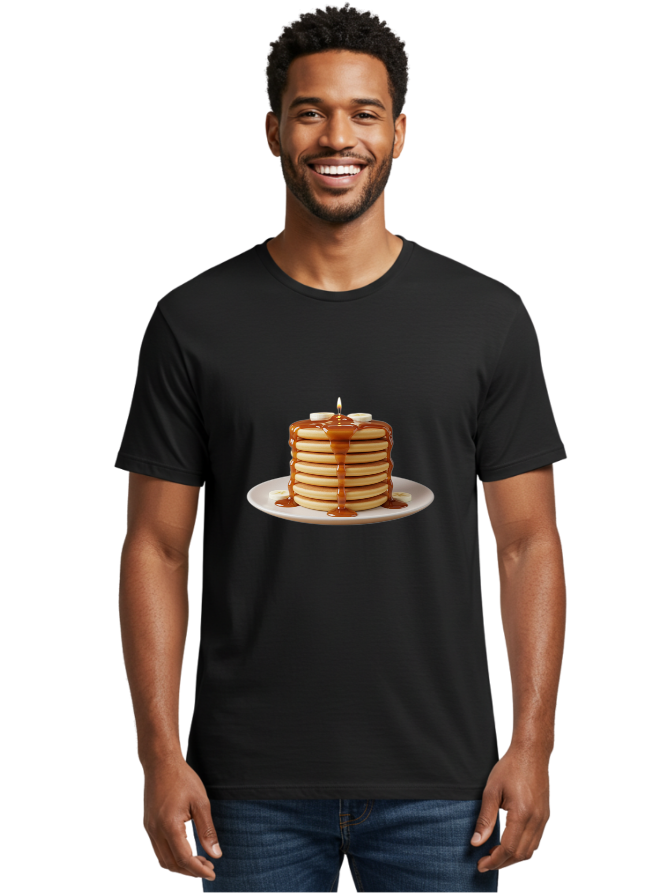 Stack-Of-Pancakes Men'S Graphic Tee, 100% Cotton, Comfortable Casual Summer Wear, Machine Washable, Vintage Camera, Old Camera, Antique Camera, Black Camera, Classic Photography, Photography Equipment, Nostalgic Device, Film Camera, Camera Art Bai415