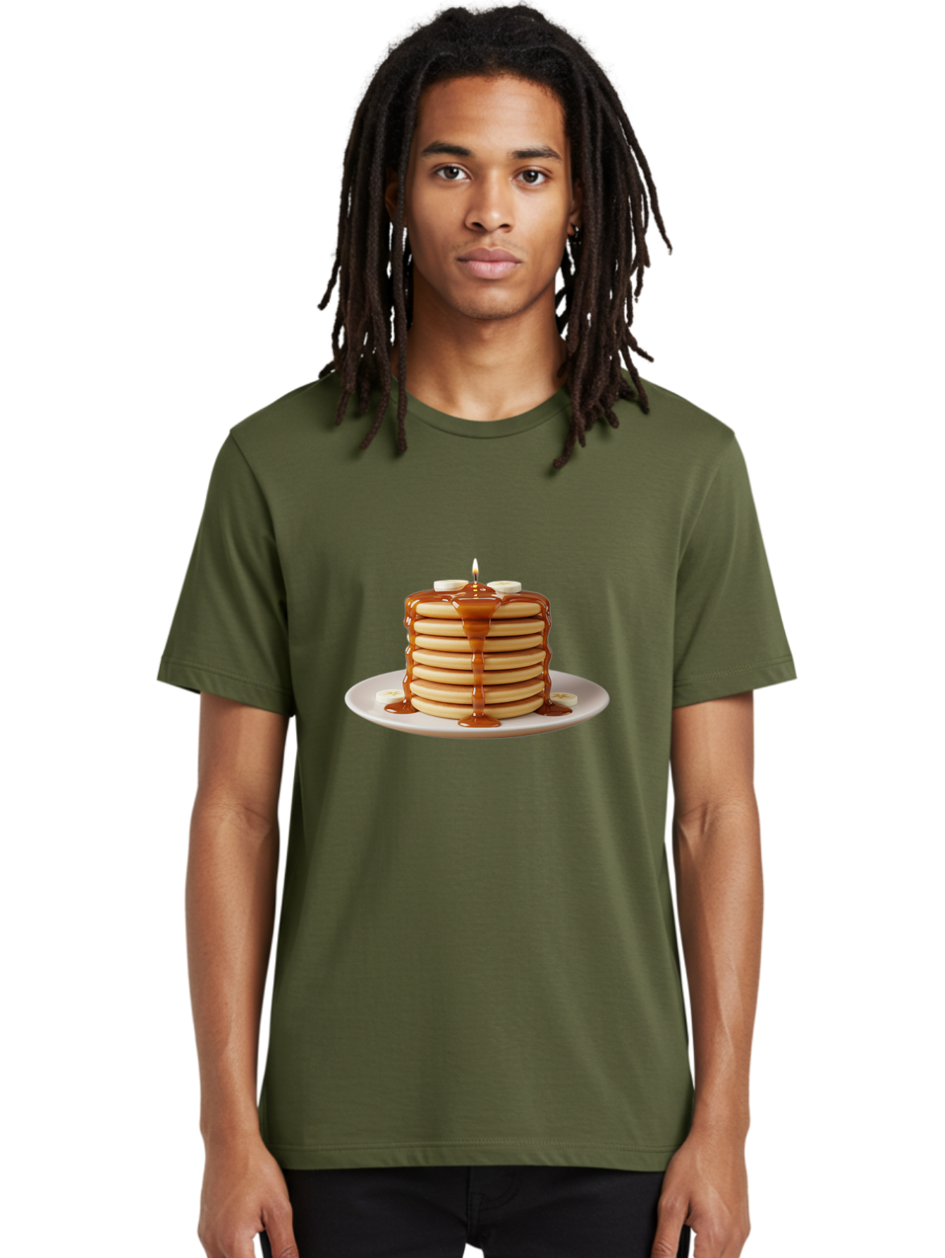 Stack-Of-Pancakes Men'S Graphic Tee, 100% Cotton, Comfortable Casual Summer Wear, Machine Washable, Vintage Camera, Old Camera, Antique Camera, Black Camera, Classic Photography, Photography Equipment, Nostalgic Device, Film Camera, Camera Art Bai415