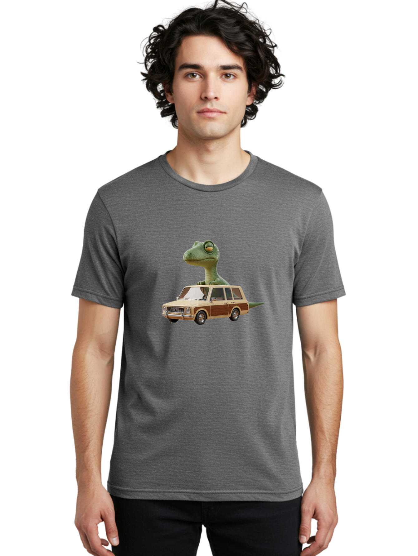 Station-Wagon-Lizard Men'S Graphic Tee, 100% Cotton, Comfortable Casual Summer Wear, Machine Washable, Vintage Camera, Old Camera, Antique Camera, Black Camera, Classic Photography, Photography Equipment, Nostalgic Device, Film Camera, Bai418