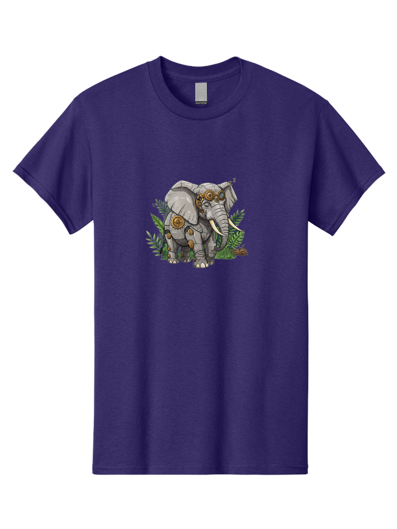 Steampunk-Elephant Men'S Graphic Tee, 100% Cotton, Comfortable Casual Summer Wear, Machine Washable, Vintage Camera, Old Camera, Antique Camera, Black Camera, Classic Photography, Photography Equipment, Nostalgic Device, Film Camera, Bai422