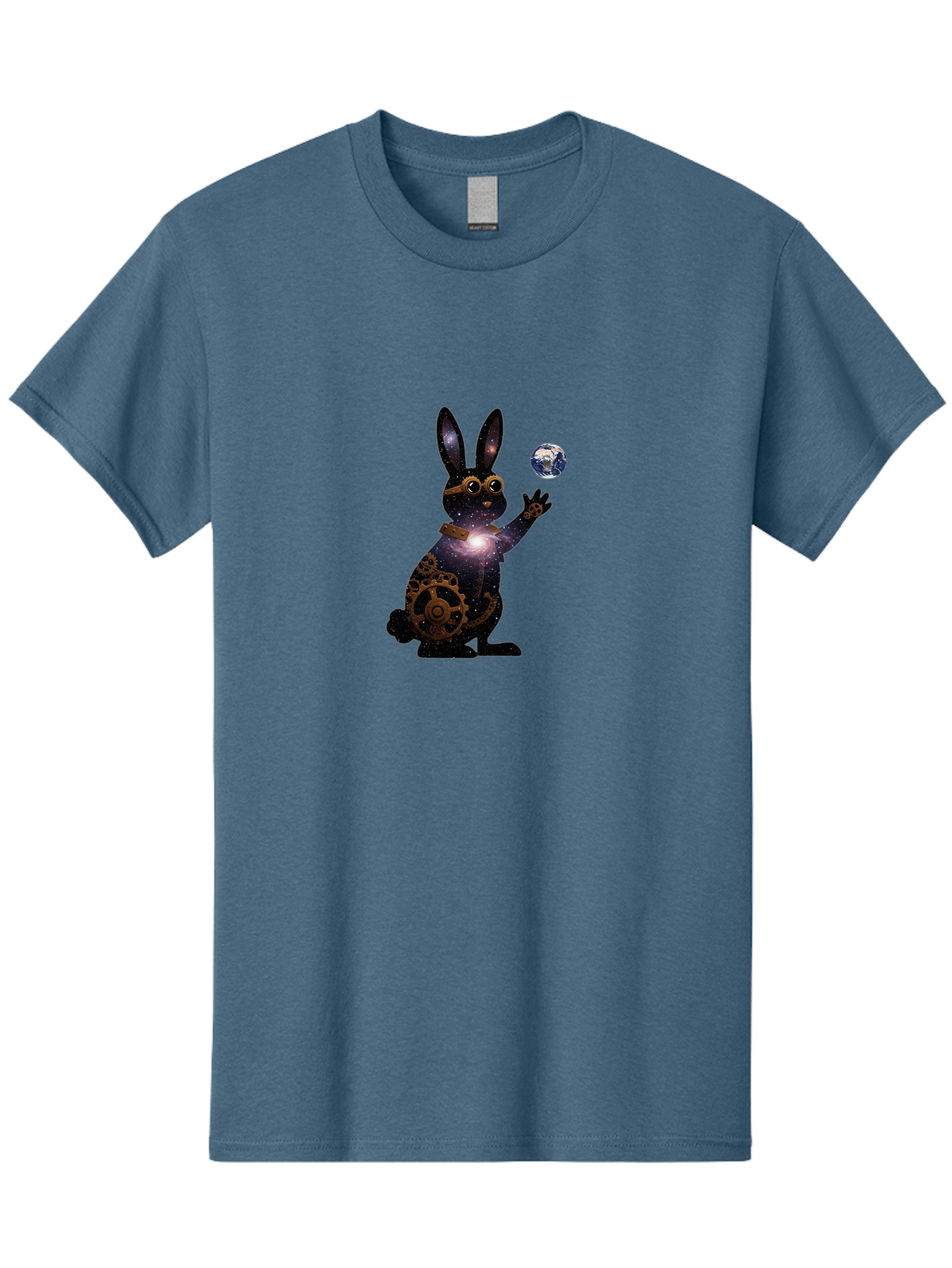 Steampunk-Rabbit Men'S Graphic Tee, 100% Cotton, Comfortable Casual Summer Wear, Machine Washable, Vintage Camera, Old Camera, Antique Camera, Black Camera, Classic Photography, Photography Equipment, Nostalgic Device, Film Camera, Camera Art Bai425