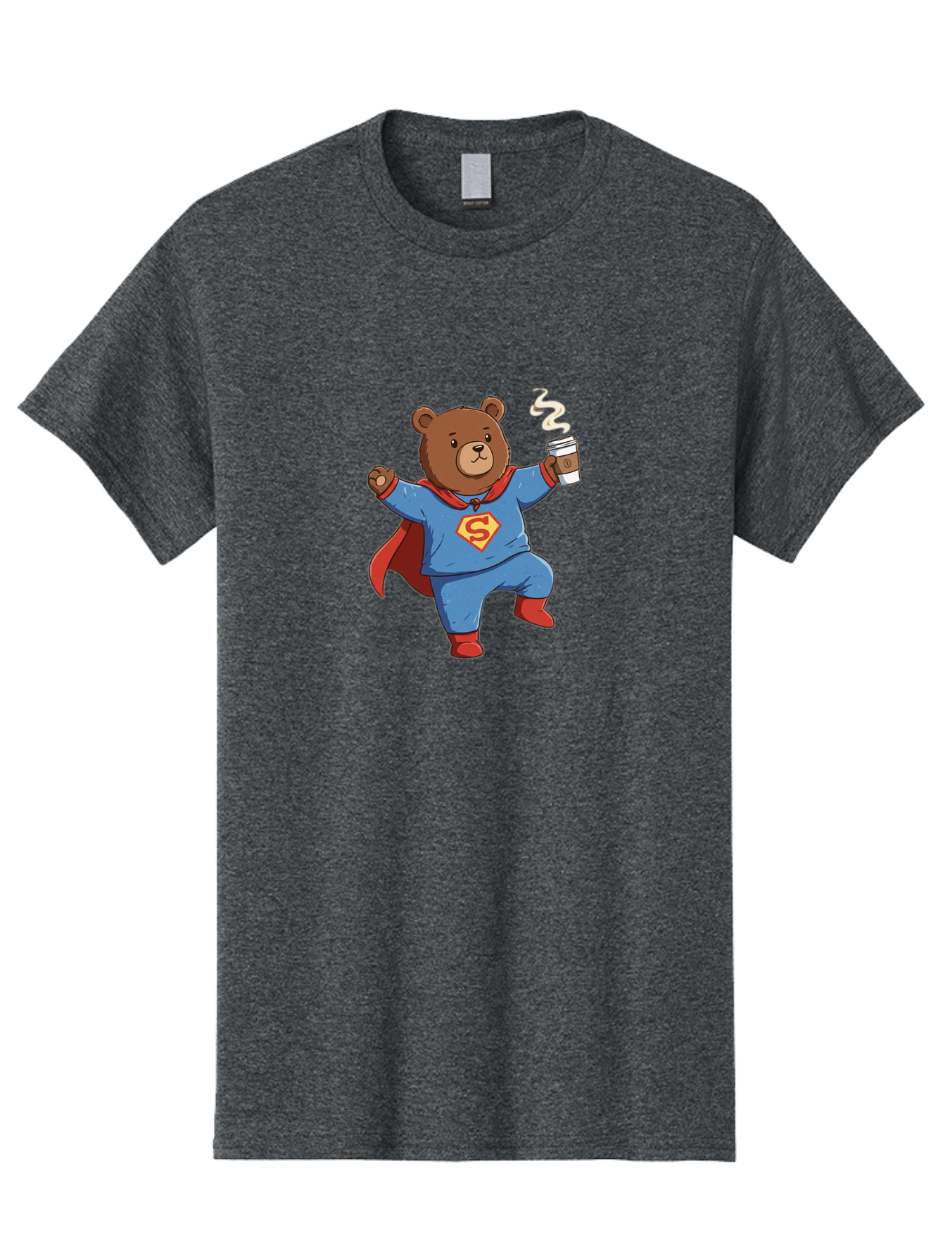 Super-Bear Men'S Graphic Tee, 100% Cotton, Comfortable Casual Summer Wear, Machine Washable, Vintage Camera, Old Camera, Antique Camera, Black Camera, Classic Photography, Photography Equipment, Nostalgic Device, Film Camera, Camera Art Bai432