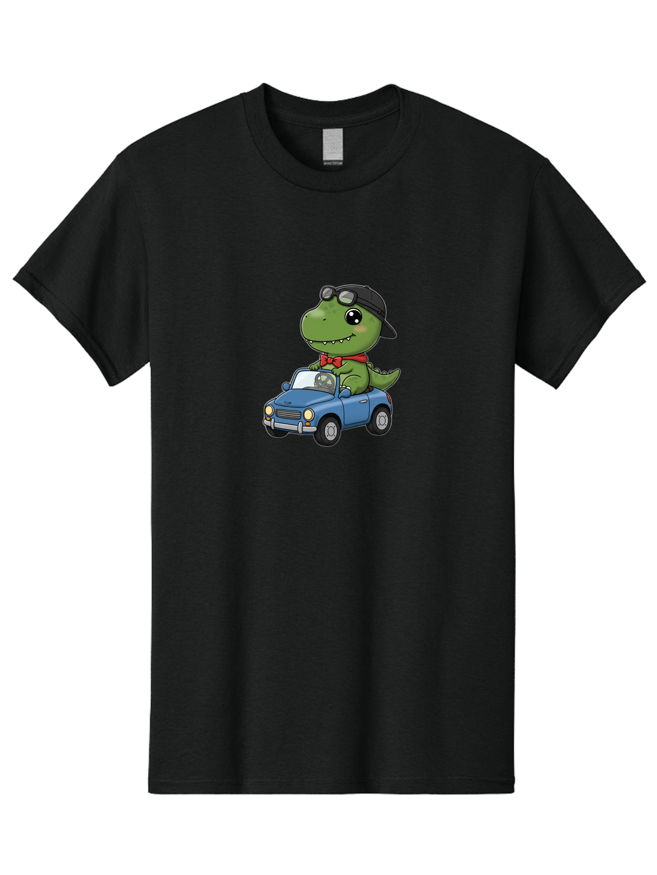 T-Rex-Driving-Car Men'S Graphic Tee, 100% Cotton, Comfortable Casual Summer Wear, Machine Washable, Vintage Camera, Old Camera, Antique Camera, Black Camera, Classic Photography, Photography Equipment, Nostalgic Device, Film Camera, Camera Art Bai435