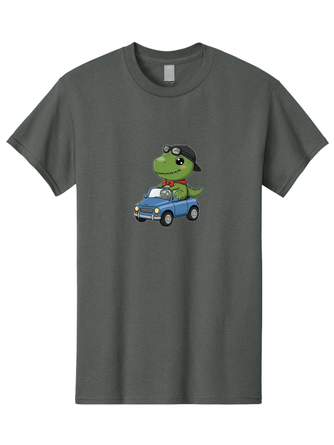 T-Rex-Driving-Car Men'S Graphic Tee, 100% Cotton, Comfortable Casual Summer Wear, Machine Washable, Vintage Camera, Old Camera, Antique Camera, Black Camera, Classic Photography, Photography Equipment, Nostalgic Device, Film Camera, Camera Art Bai435
