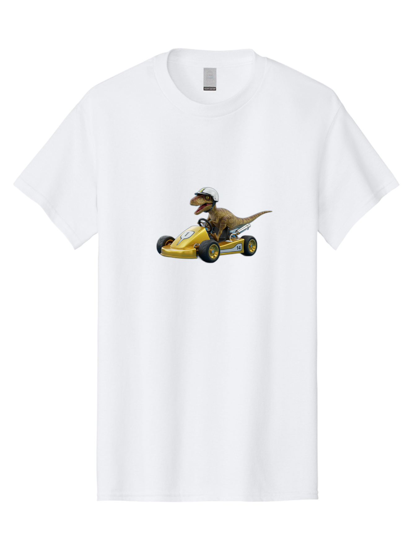 T-Rex-Go-Kart-14 Men'S Graphic Tee, 100% Cotton, Comfortable Casual Summer Wear, Machine Washable, Vintage Camera, Old Camera, Antique Camera, Black Camera, Classic Photography, Photography Equipment, Nostalgic Device, Film Camera, Camera Art Bai436