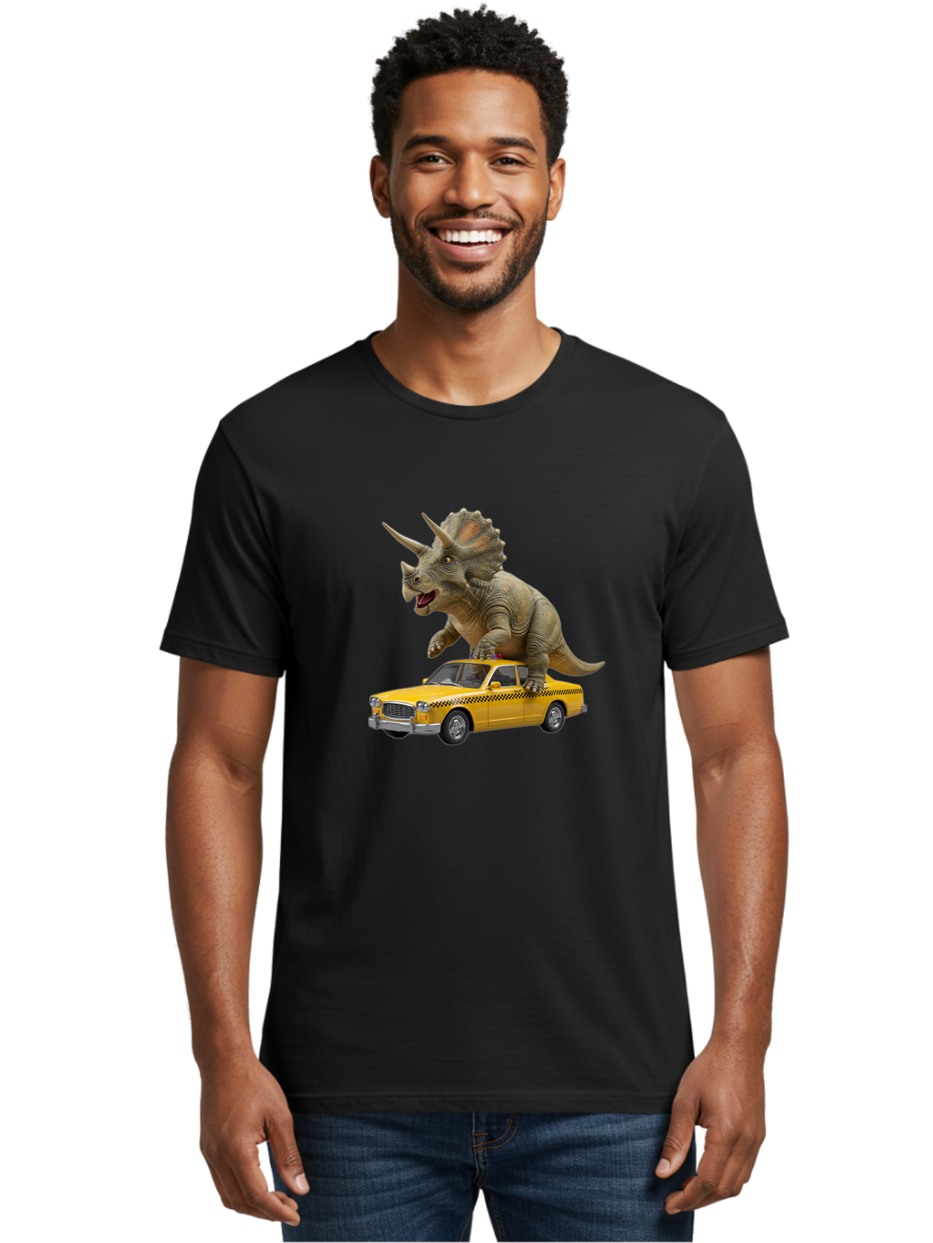 T-Rex-On-Taxi Men'S Graphic Tee, 100% Cotton, Comfortable Casual Summer Wear, Machine Washable, Vintage Camera, Old Camera, Antique Camera, Black Camera, Classic Photography, Photography Equipment, Nostalgic Device, Film Camera, Camera Art Bai440