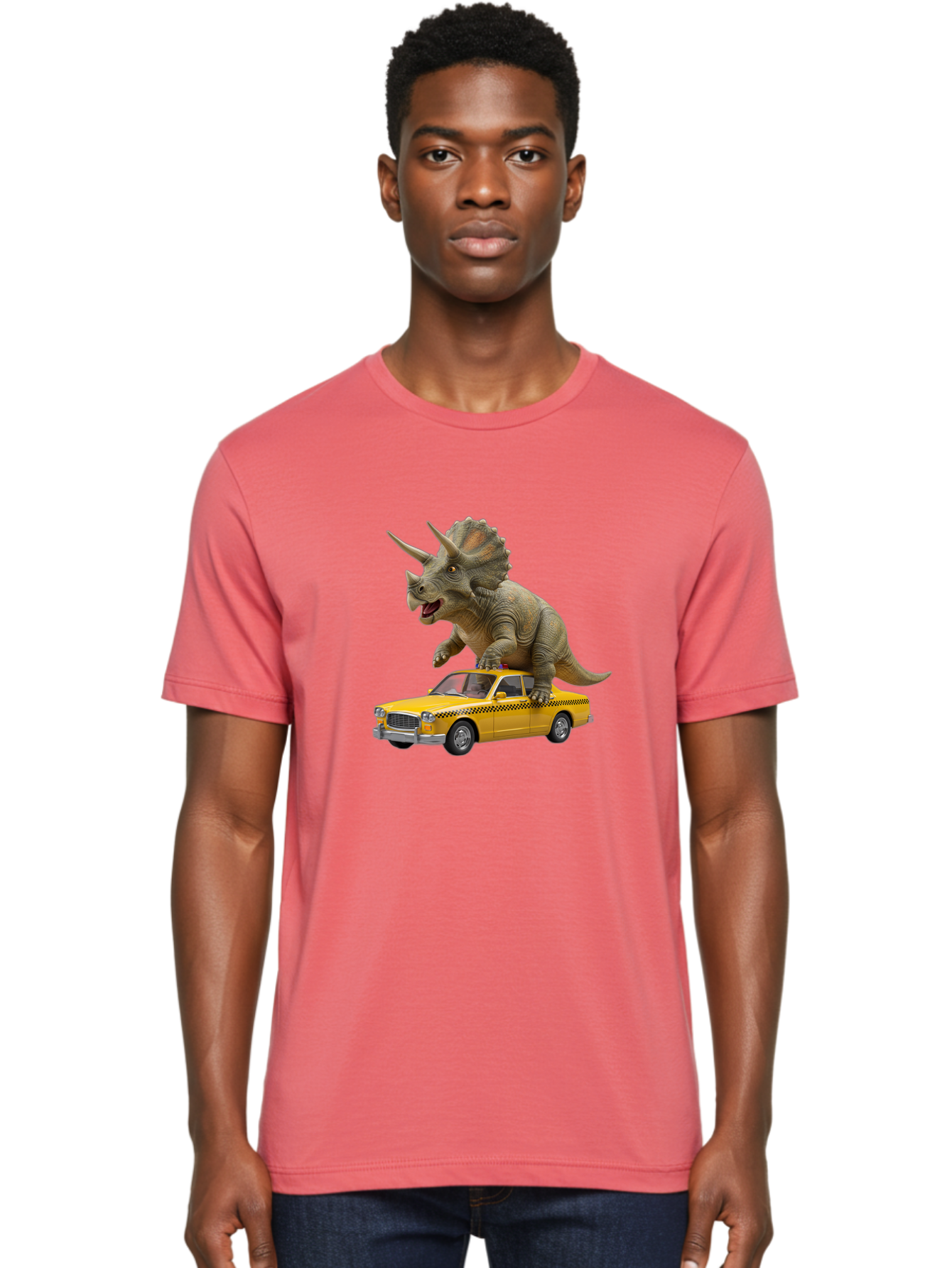 T-Rex-On-Taxi Men'S Graphic Tee, 100% Cotton, Comfortable Casual Summer Wear, Machine Washable, Vintage Camera, Old Camera, Antique Camera, Black Camera, Classic Photography, Photography Equipment, Nostalgic Device, Film Camera, Camera Art Bai440