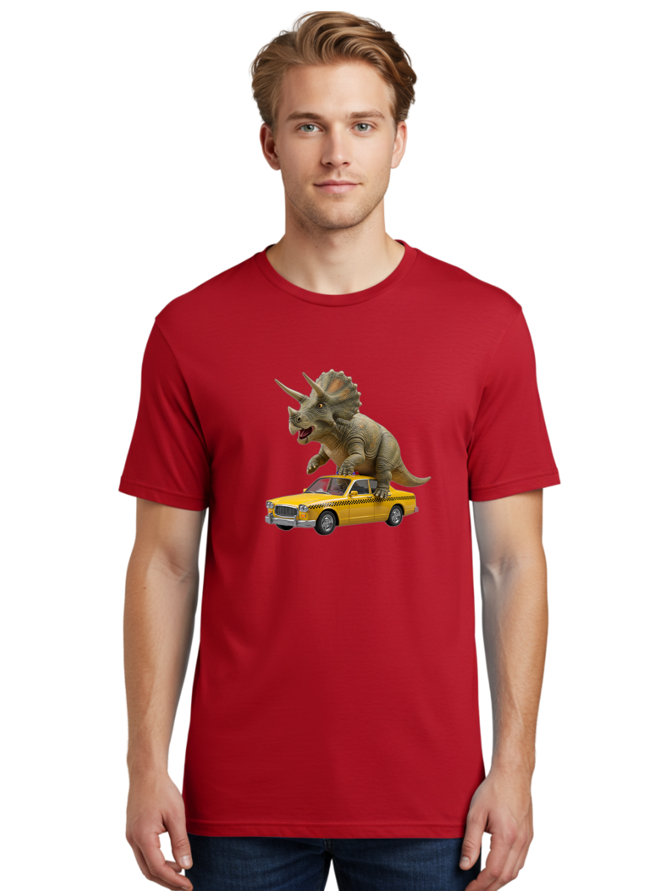 T-Rex-On-Taxi Men'S Graphic Tee, 100% Cotton, Comfortable Casual Summer Wear, Machine Washable, Vintage Camera, Old Camera, Antique Camera, Black Camera, Classic Photography, Photography Equipment, Nostalgic Device, Film Camera, Camera Art Bai440