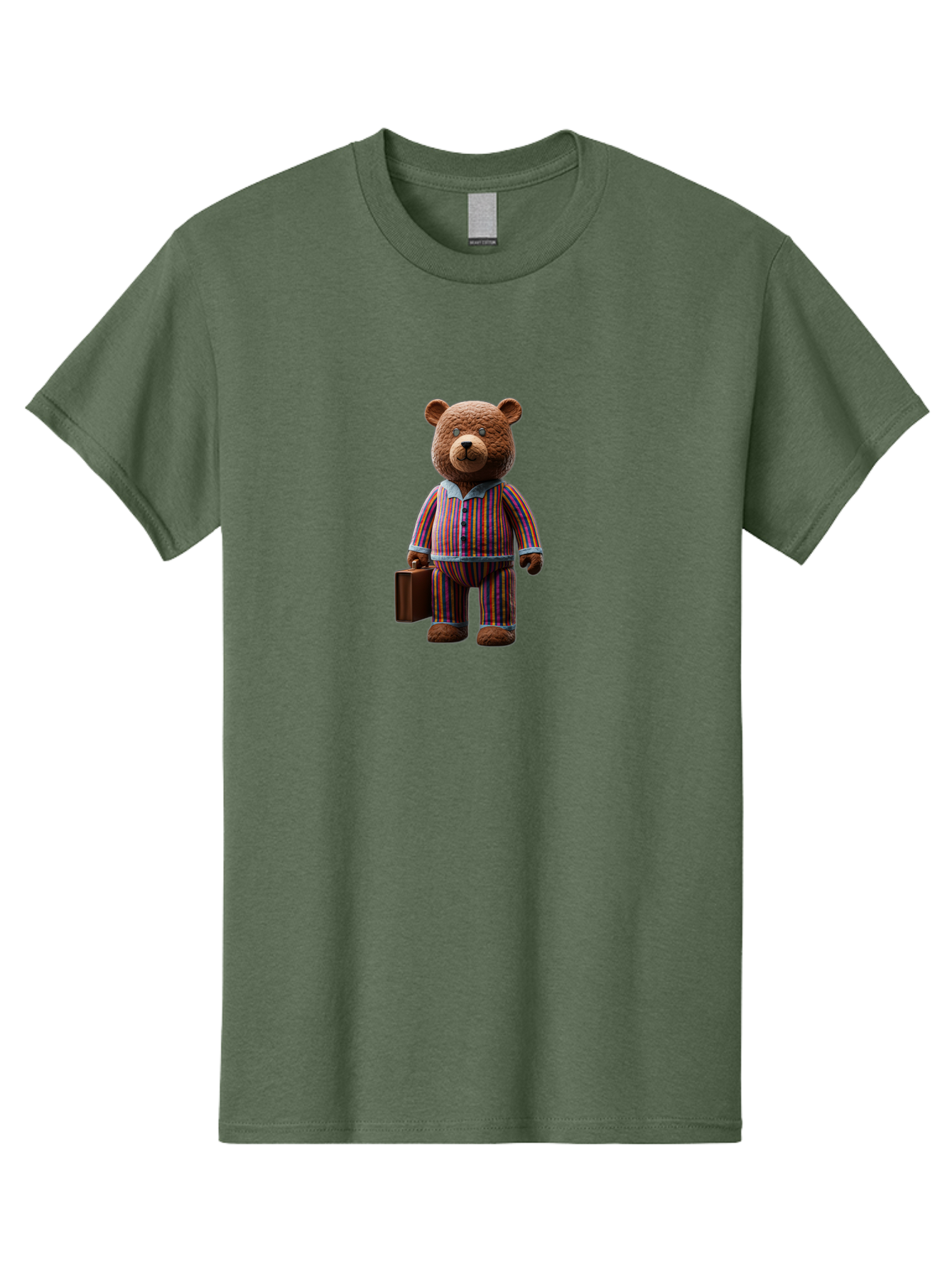 Teddy-Bear-In-Pajamas-11 Men'S Graphic Tee, 100% Cotton, Comfortable Casual Summer Wear, Machine Washable, Vintage Camera, Old Camera, Antique Camera, Black Camera, Classic Photography, Photography Equipment, Nostalgic Device, Film Camera, Bai456