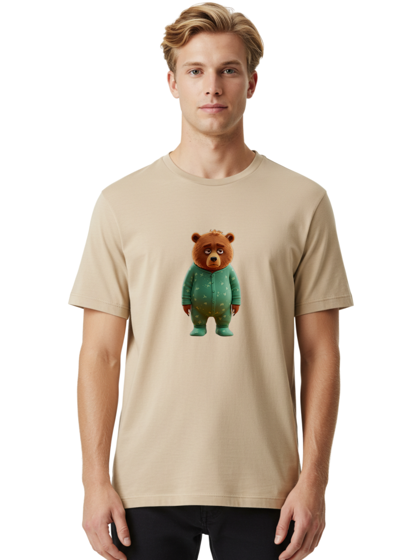 Teddy-Bear-In-Pajamas-3 Men'S Graphic Tee, 100% Cotton, Comfortable Casual Summer Wear, Machine Washable, Vintage Camera, Old Camera, Antique Camera, Black Camera, Classic Photography, Photography Equipment, Nostalgic Device, Film Camera, Bai458