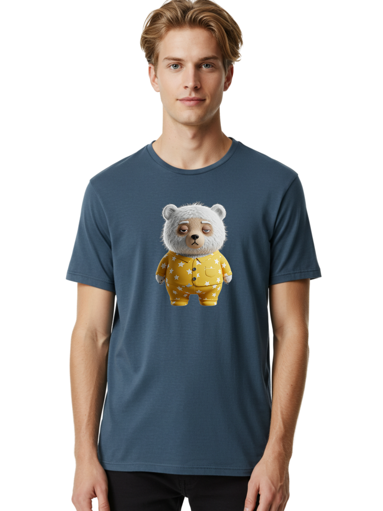 Teddy-Bear-In-Pajamas-4 Men'S Graphic Tee, 100% Cotton, Comfortable Casual Summer Wear, Machine Washable, Vintage Camera, Old Camera, Antique Camera, Black Camera, Classic Photography, Photography Equipment, Nostalgic Device, Film Camera, Bai459