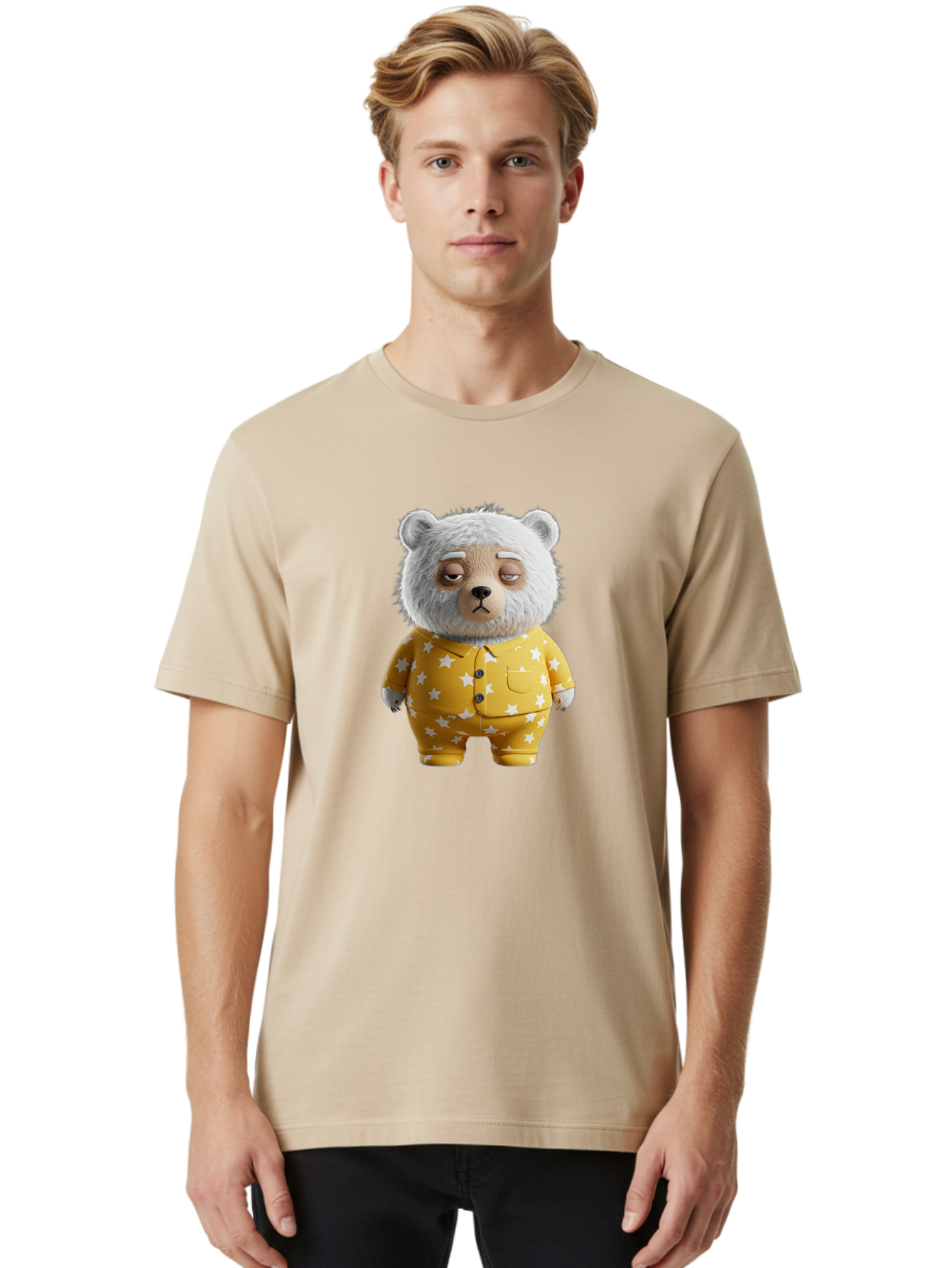 Teddy-Bear-In-Pajamas-4 Men'S Graphic Tee, 100% Cotton, Comfortable Casual Summer Wear, Machine Washable, Vintage Camera, Old Camera, Antique Camera, Black Camera, Classic Photography, Photography Equipment, Nostalgic Device, Film Camera, Bai459